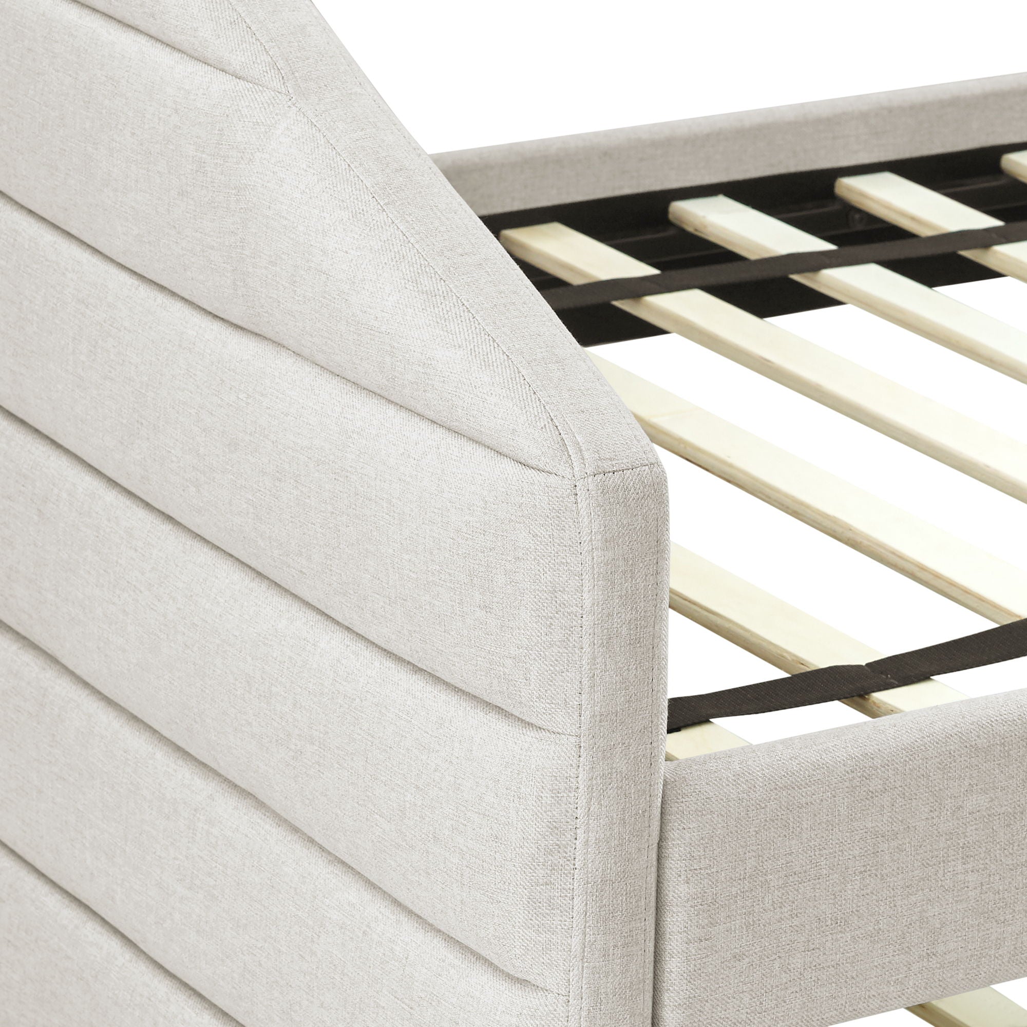 Elegant Daybed With Trundle Upholstered Tufted Sofa Bed