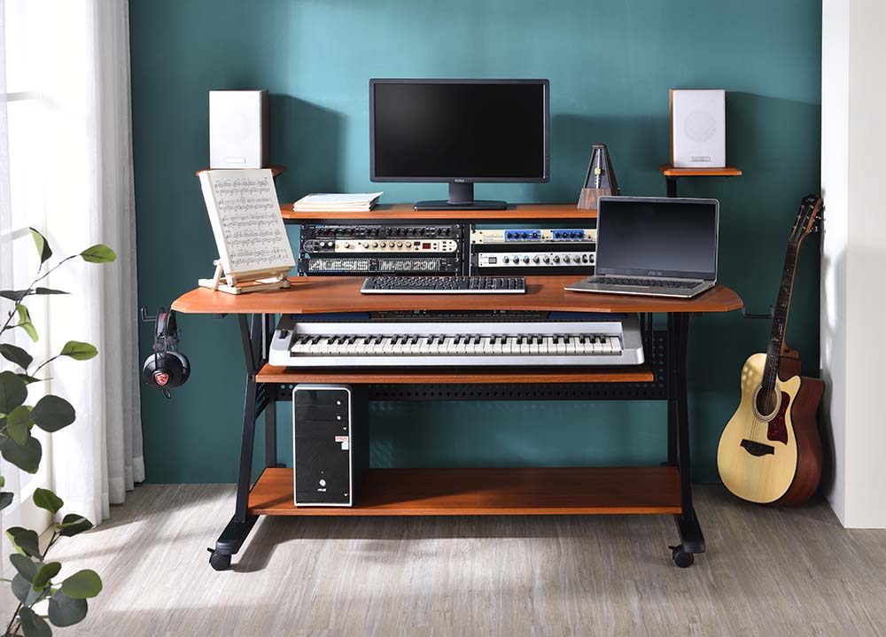 ACME The Willow music desk has all the amenities that you are seeking to become the industry's next musical genius. | Meri Furniture