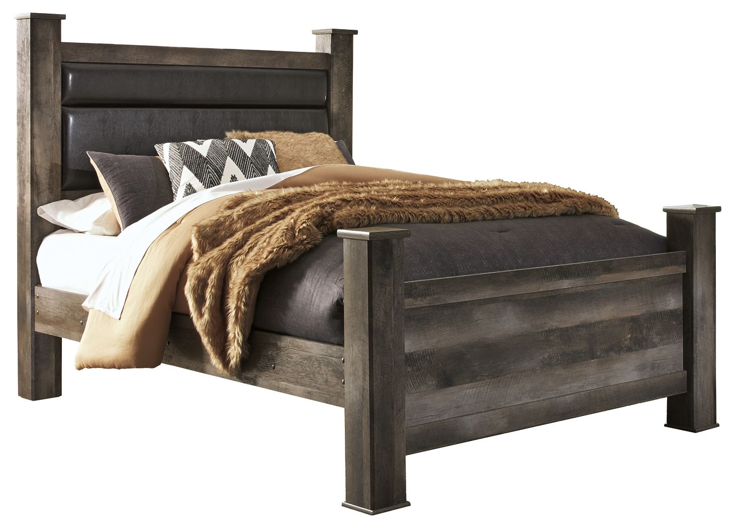Signature Design by Ashley® Wynnlow - Poster Bed | Meri Furniture