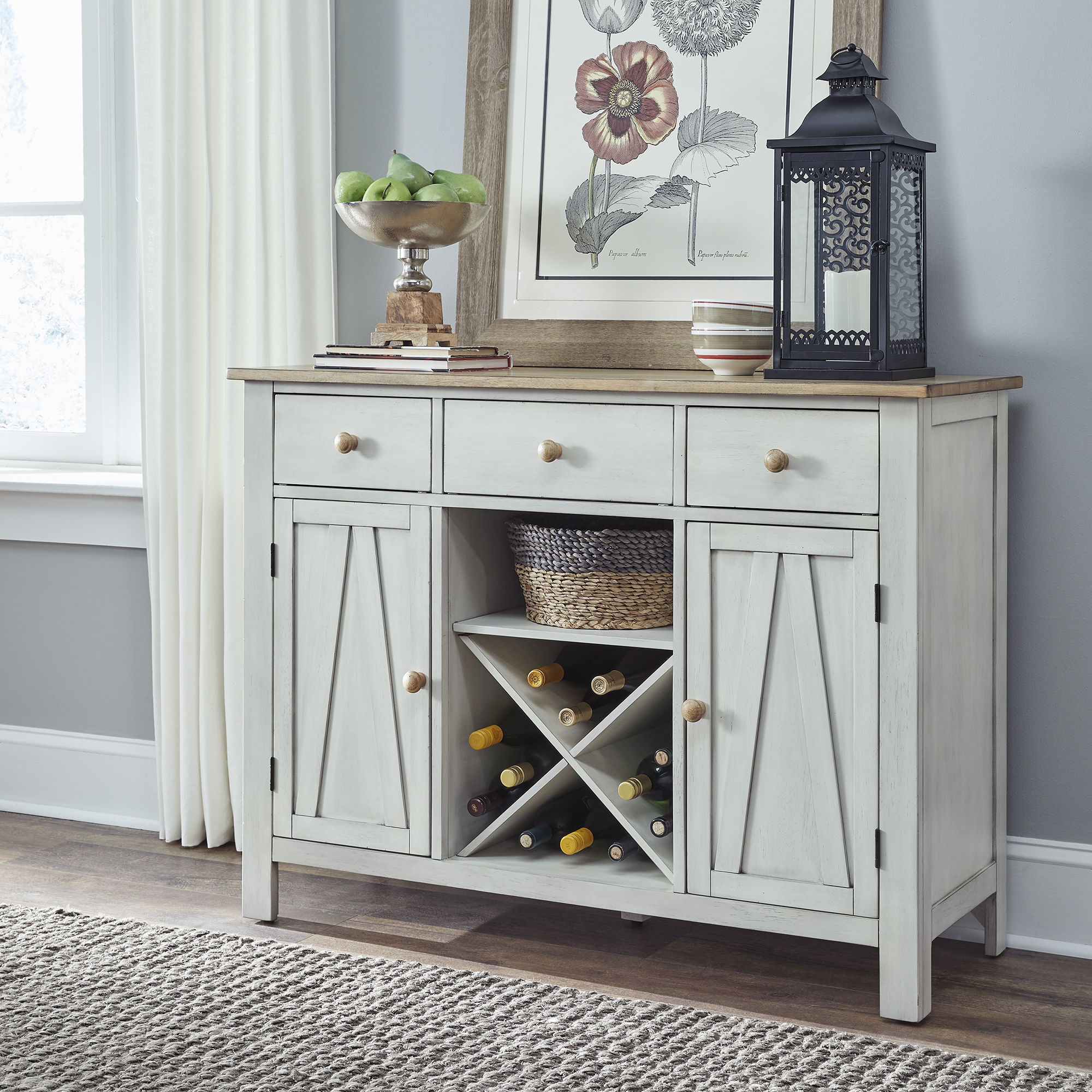 Liberty Furniture Lindsey Farm - Server | Meri Furniture