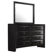 Coaster Fine Furniture Briana - 8-Drawer Dresser With Mirror - Black | Meri Furniture