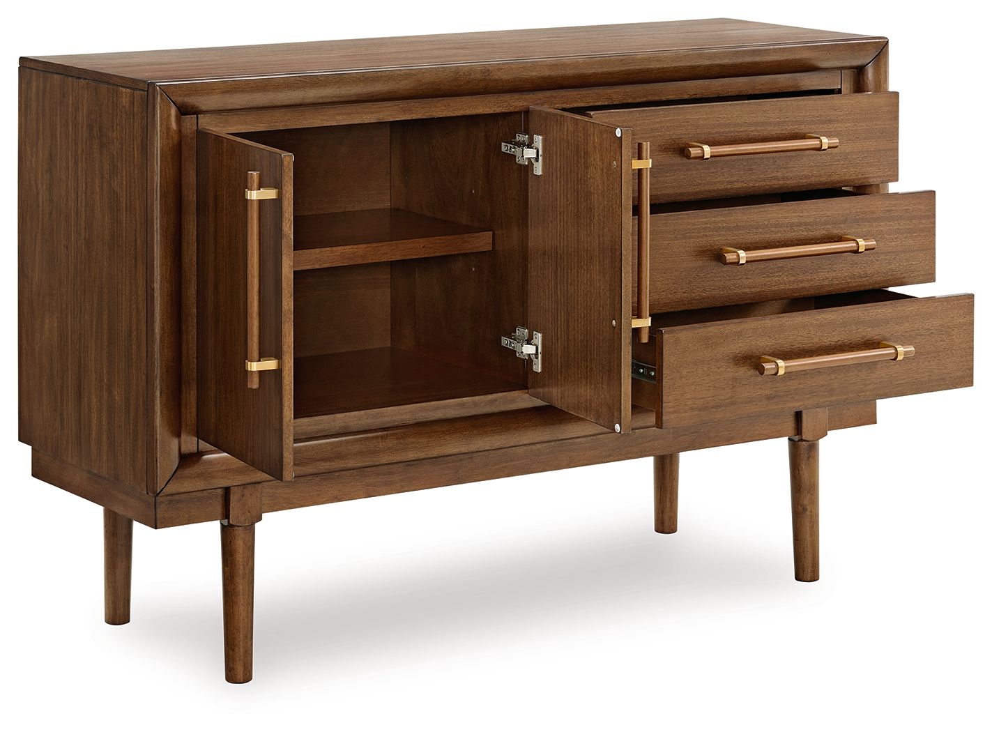 Signature Design by Ashley® Lyncott - Brown - Dining Room Server | Meri Furniture