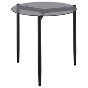 Rosalie - Round Smoked Glass Top Table