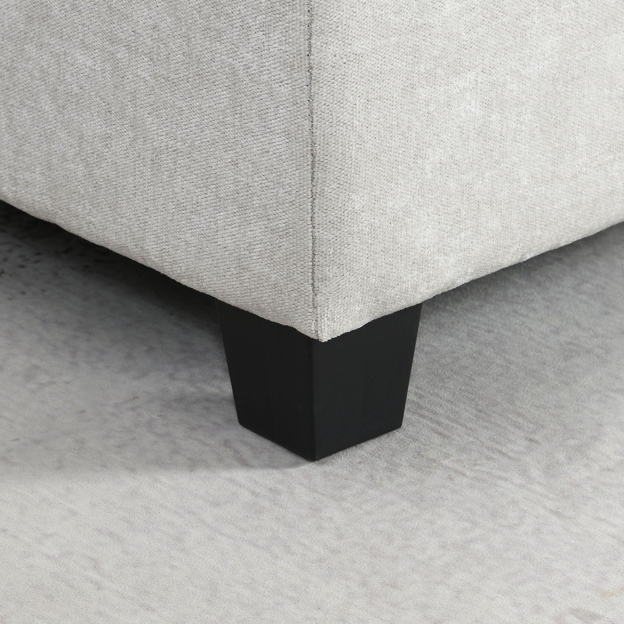 Sectional With Acrylic Table Top U Shaped Couch Set With 2 Consoles USB Charger, Storage Drawers And Pockets Movable Ottoman Tufted Sofa