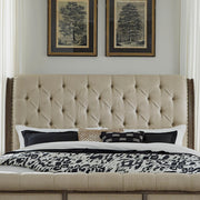 Liberty Furniture Americana Farmhouse - Upholstered Sleigh Headboard | Meri Furniture