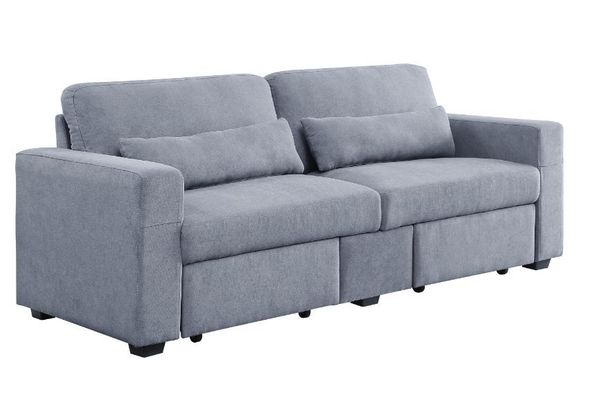 ACME Rogyne - Sofa - Gray Linen | Meri Furniture