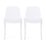 Outdoor Stacking Dining Side Chair (Set of 2)