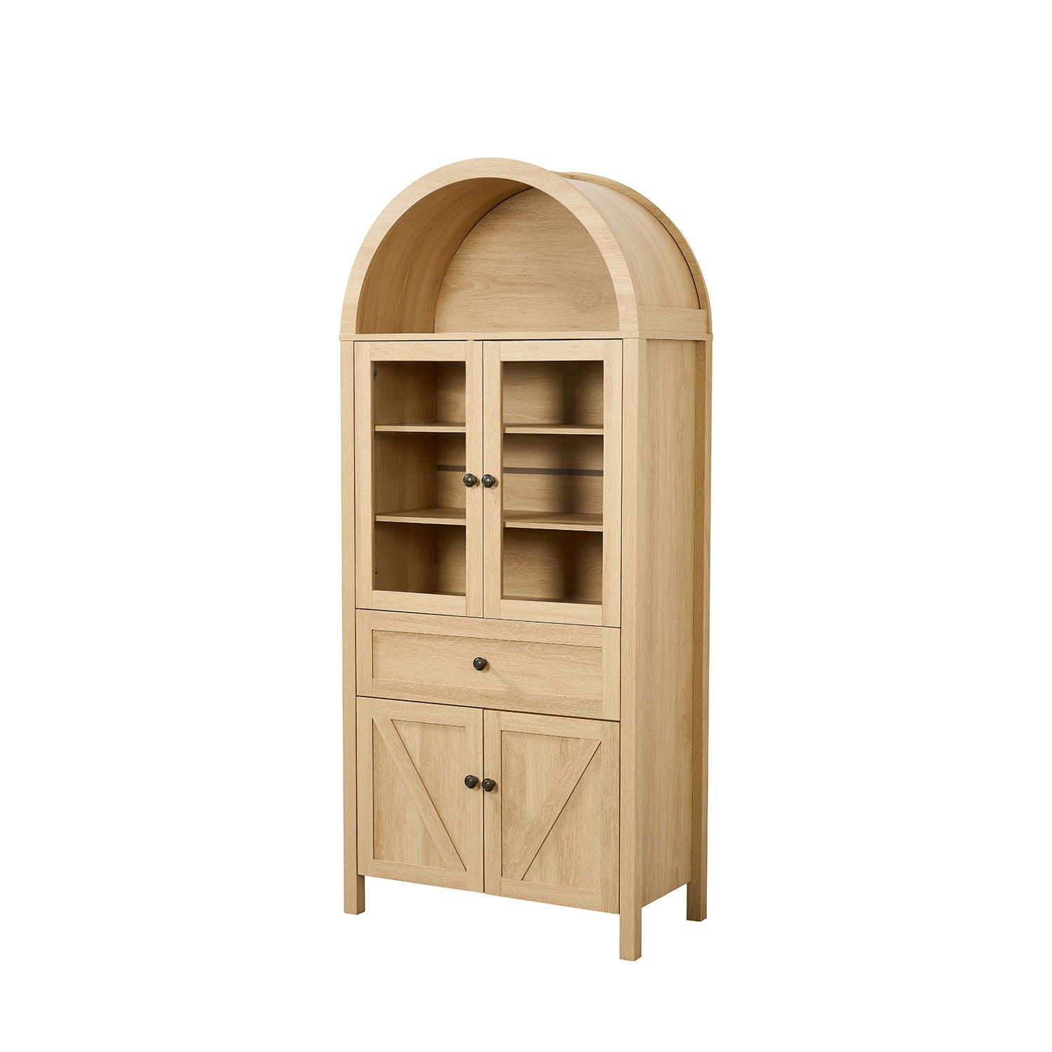 Retro Dome Cabinet With Large Storage Space