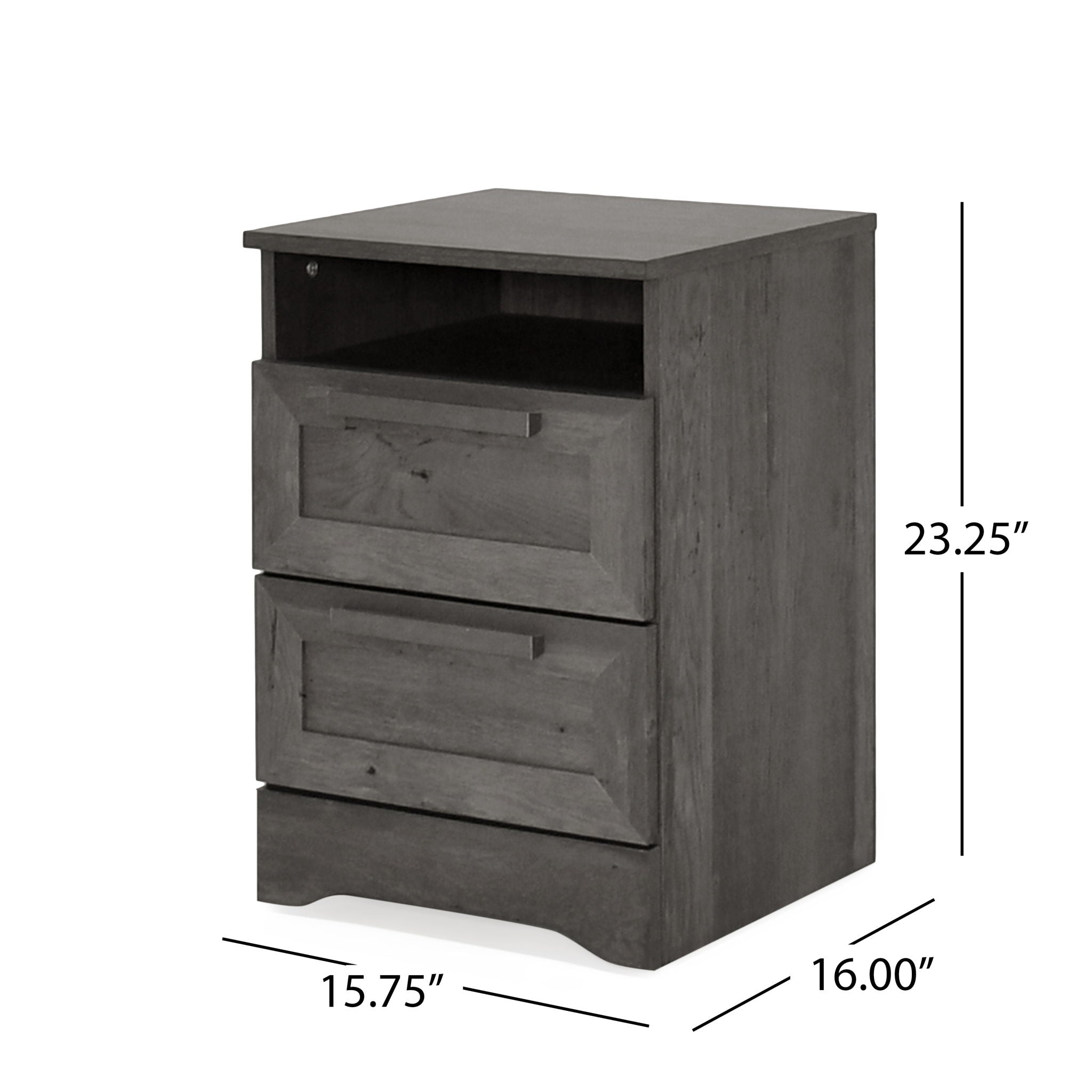 Broxon - Rustic Drawer Nightstand
