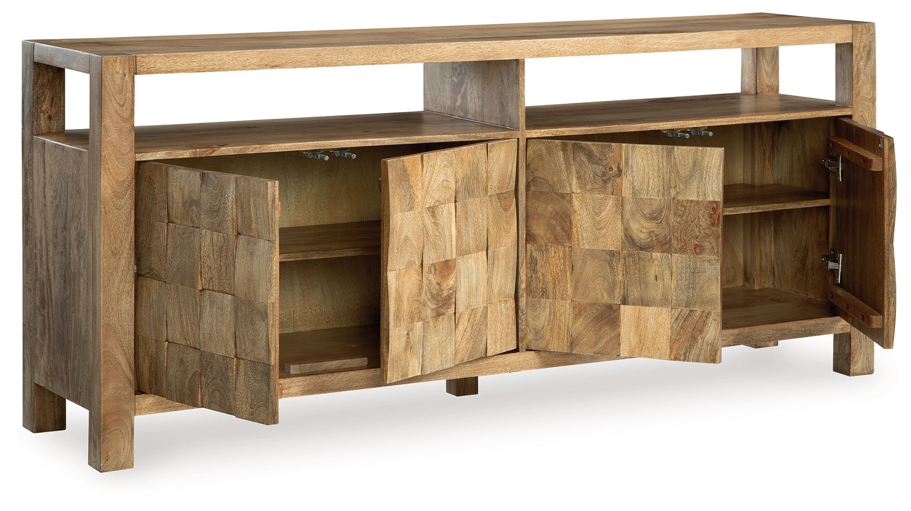 Signature Design by Ashley® Hudwick - Natural Brown - Accent Cabinet | Meri Furniture