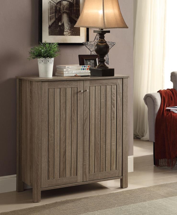 Coaster Fine Furniture Marisa - 4-Shelf Engineered Wood Shoe Cabinet - Dark Taupe | Meri Furniture