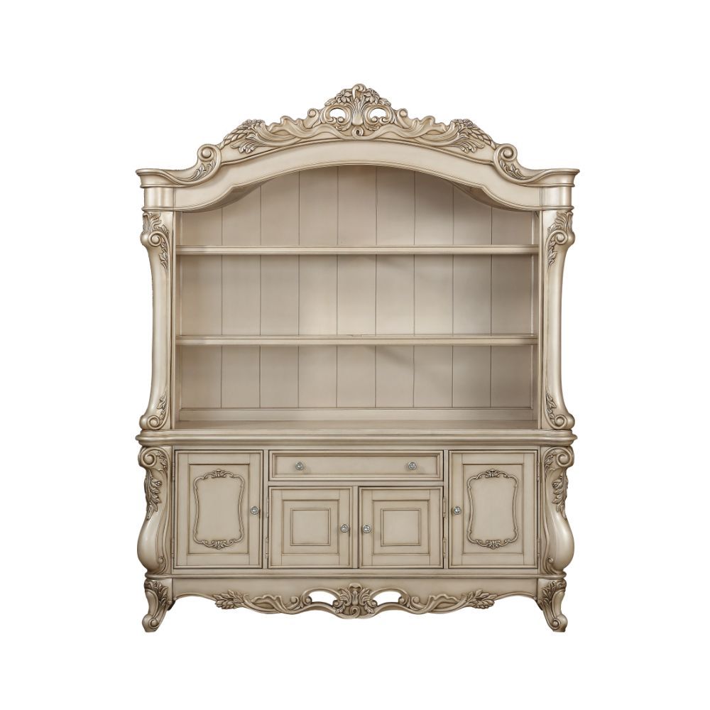 ACME Gorsedd - Bookshelf - Antique White | Meri Furniture