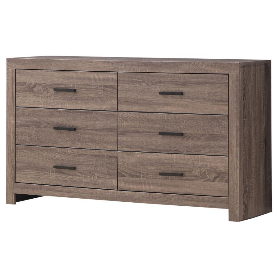 Coaster Fine Furniture Brantford - 6-Drawer Dresser | Meri Furniture