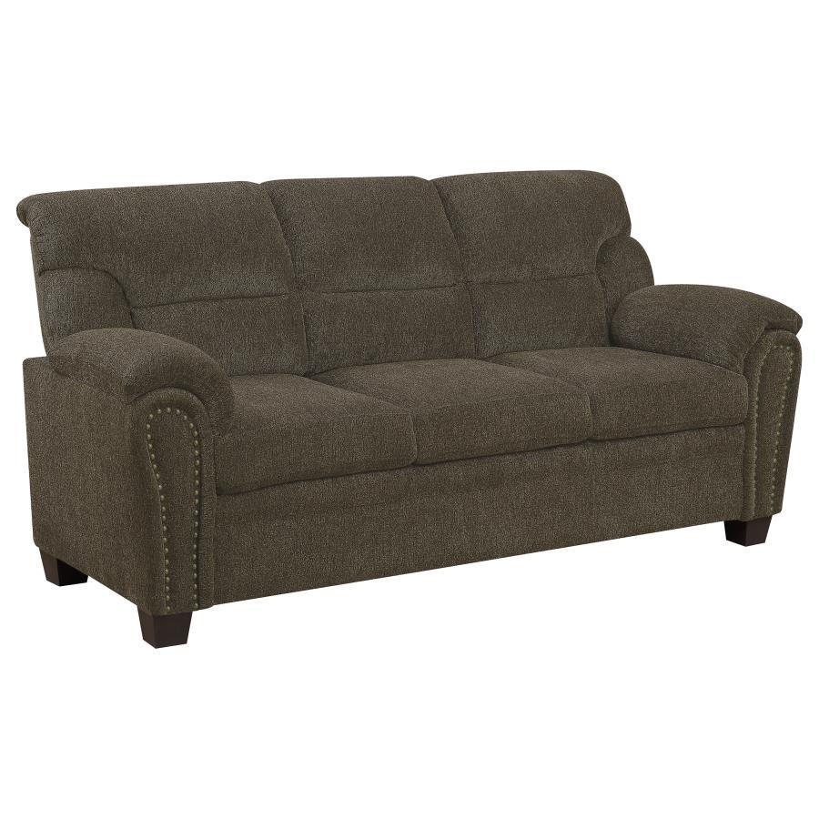 Coaster Fine Furniture Clementine - Upholstered Padded Arm Sofa | Meri Furniture