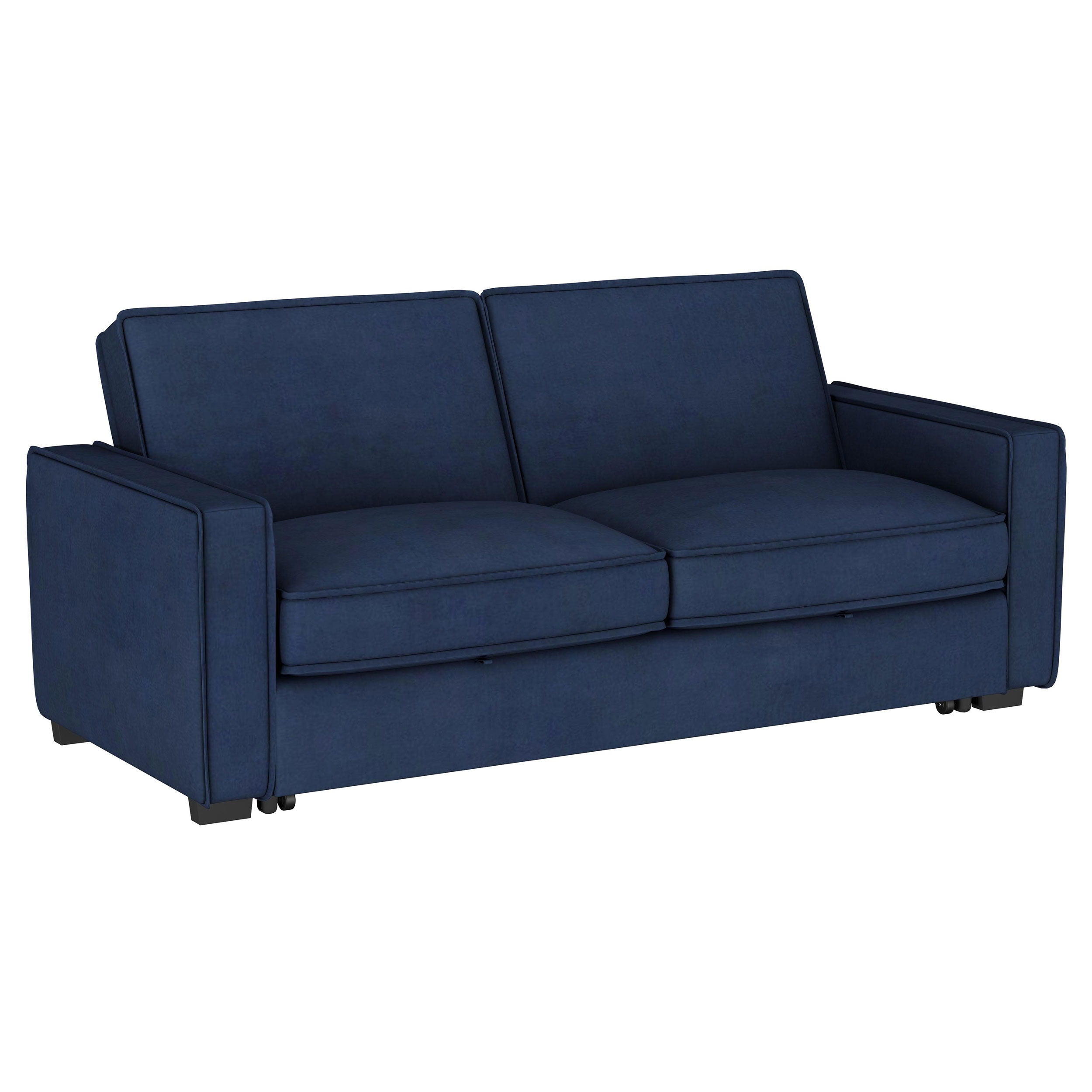 Coaster Fine Furniture Gretchen - Upholstered Convertible Sleeper Sofa Bed - Navy Blue | Meri Furniture