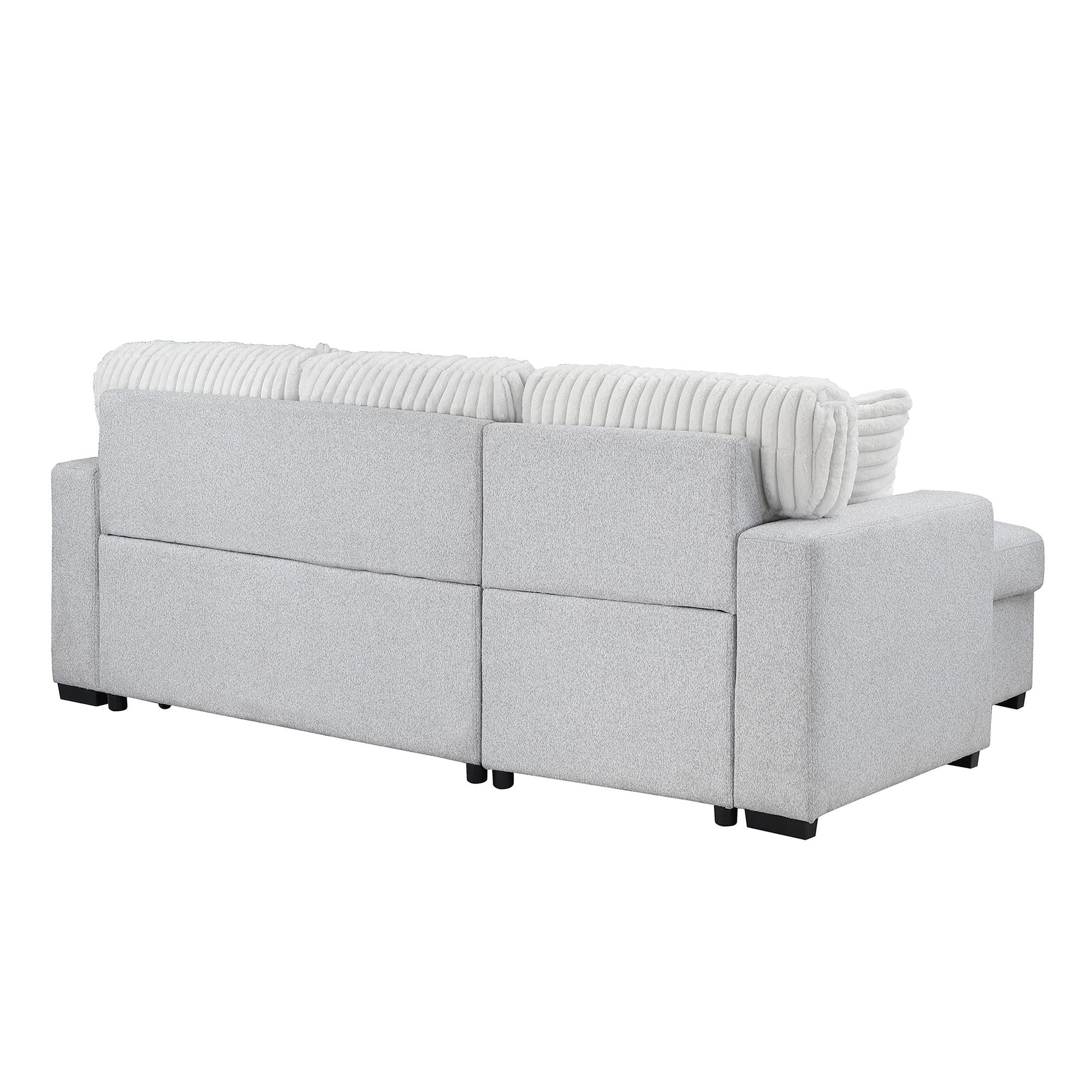 Ford - Reversible Pull Out Sofa Bed - Light Gray