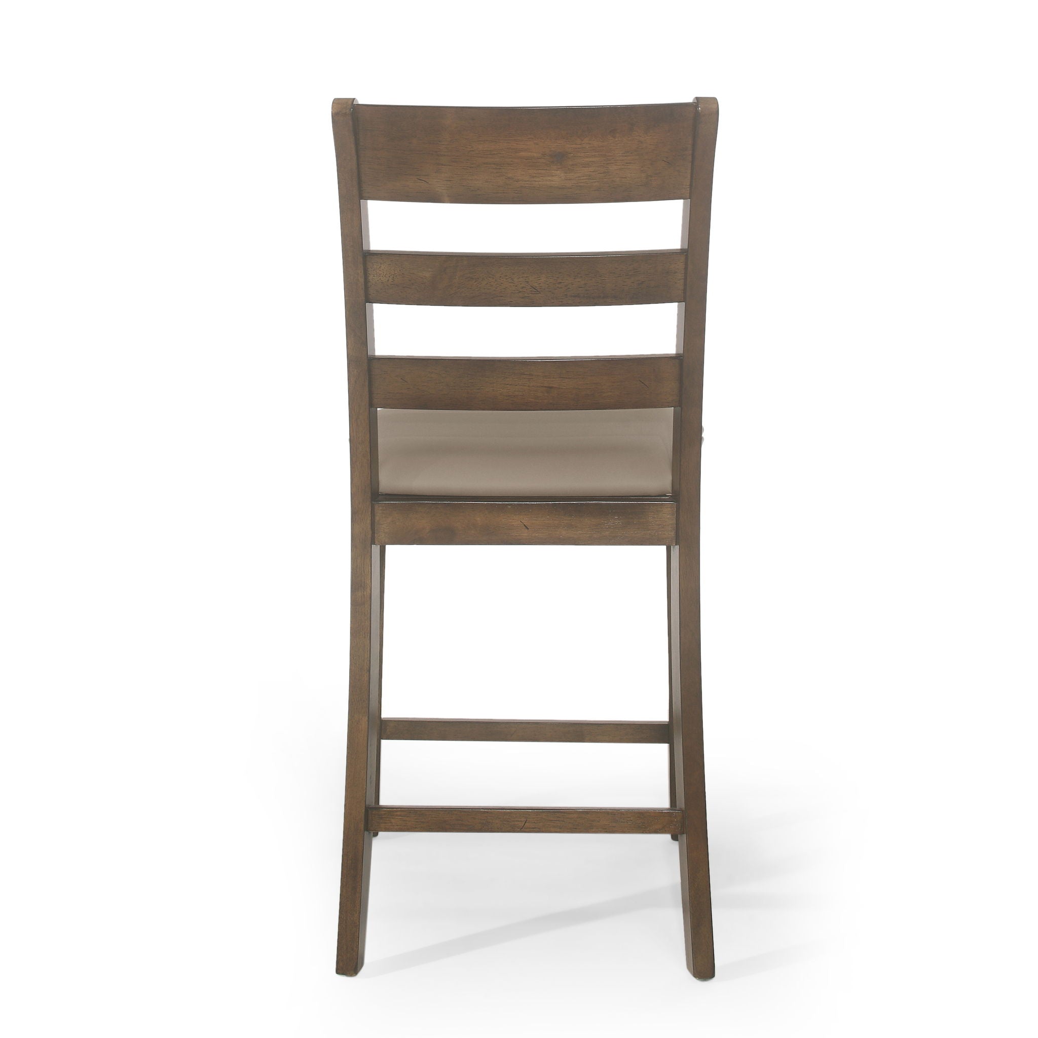 Farmhouse Upholstered Wood Counter Stools