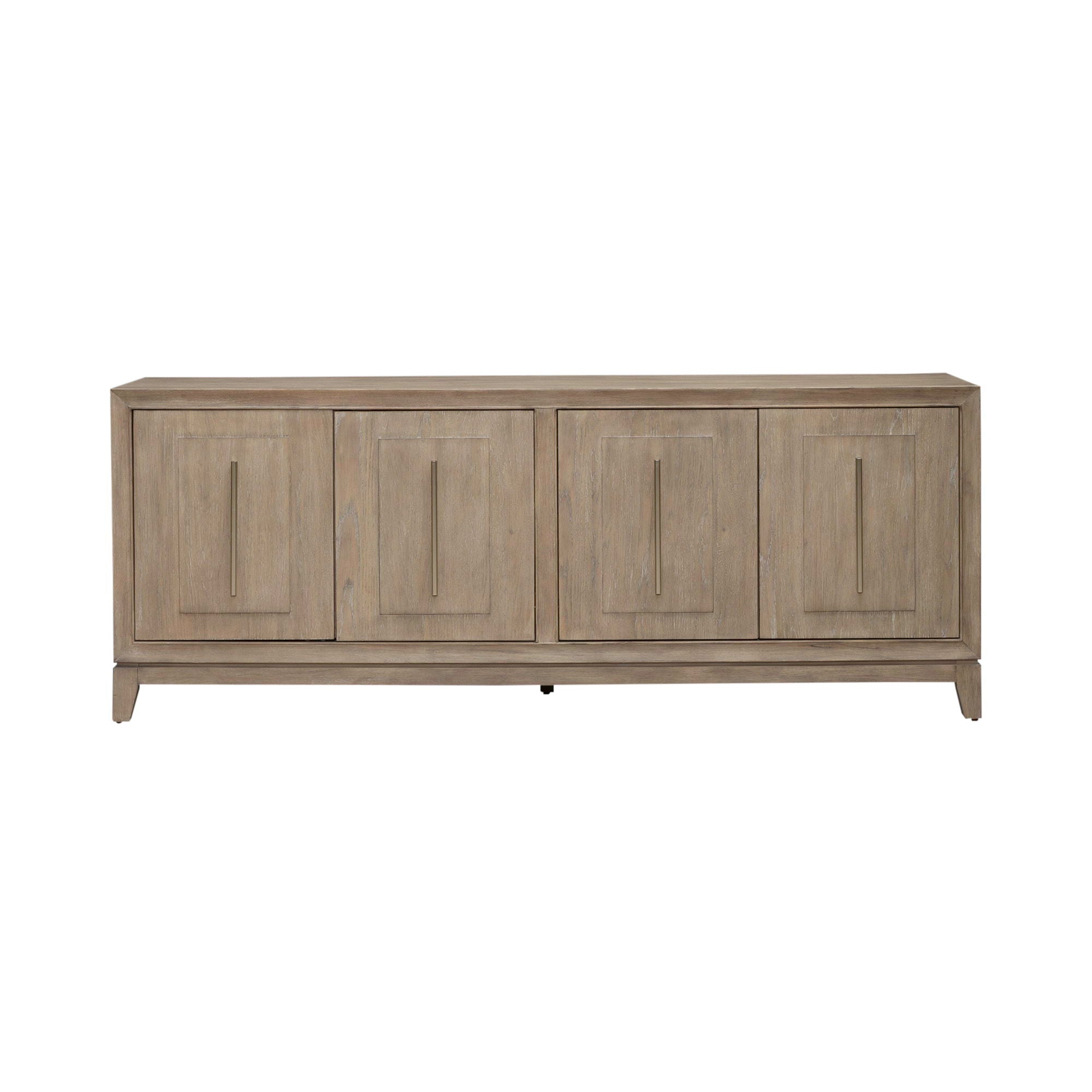 Liberty Furniture Brentwood - 78" TV Console - Sandstone | Meri Furniture