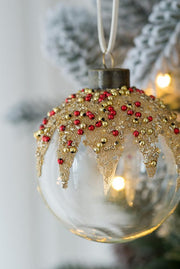 Christmas Ball Ornaments, Decorative Hanging Ball Christmas Tree Ornaments For Holiday Party Decorations