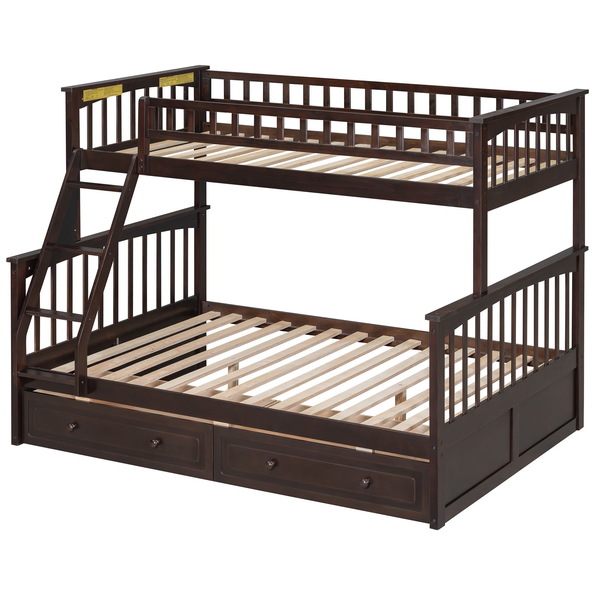 Bunk Bed With Drawers, Convertible Storage Bed