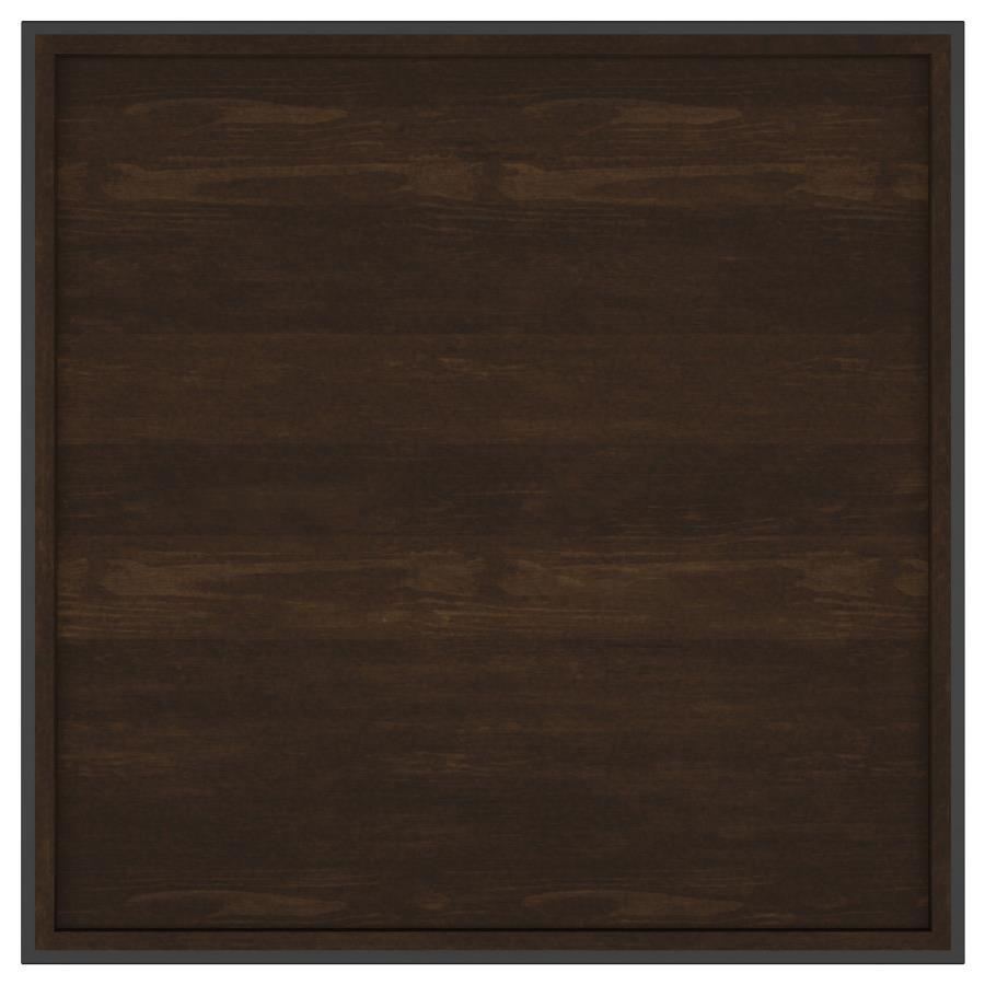 Fulton - Square - Mango Wood Coffee Table - Dark Brown