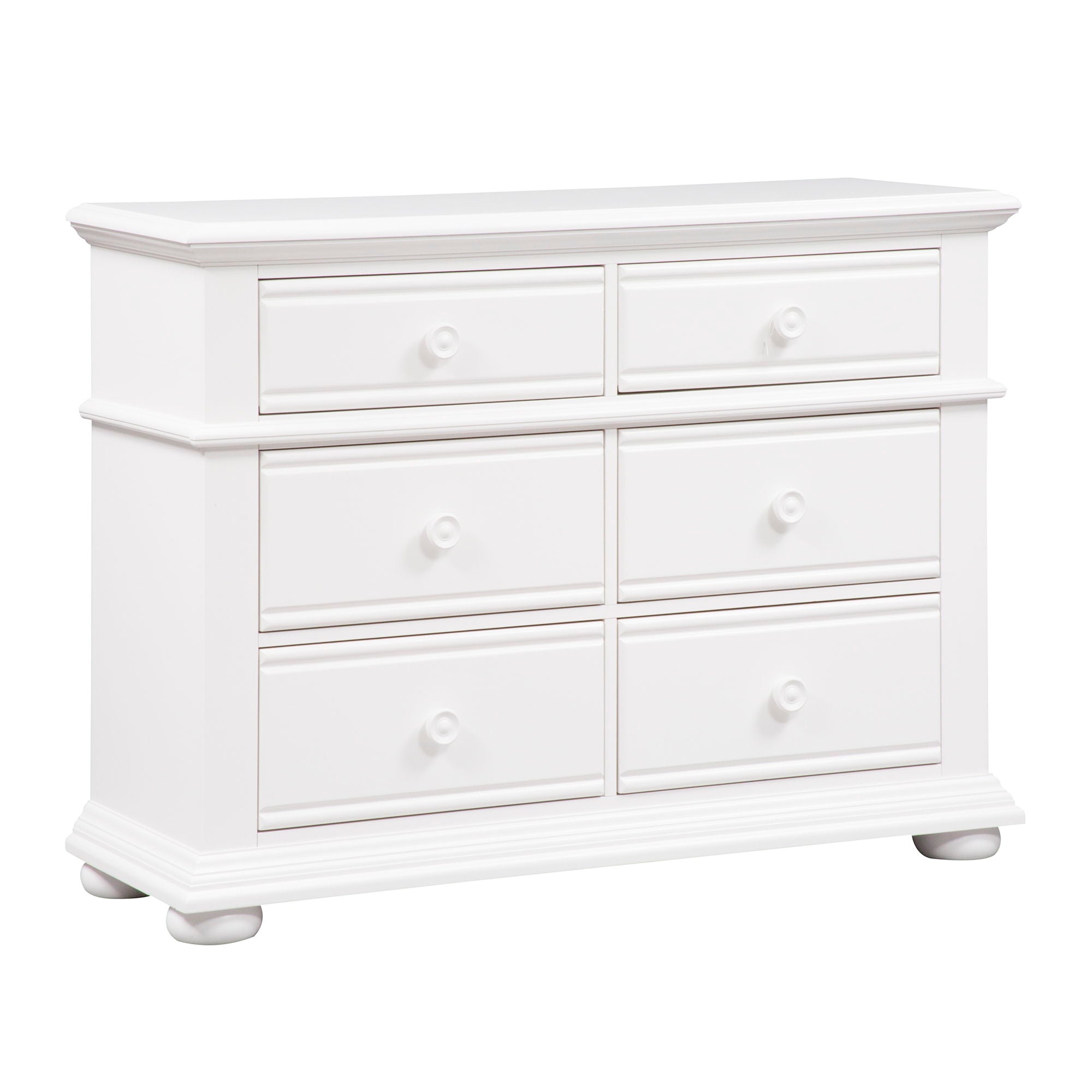 Liberty Furniture Summer House - 6 Drawer Dresser - White | Meri Furniture