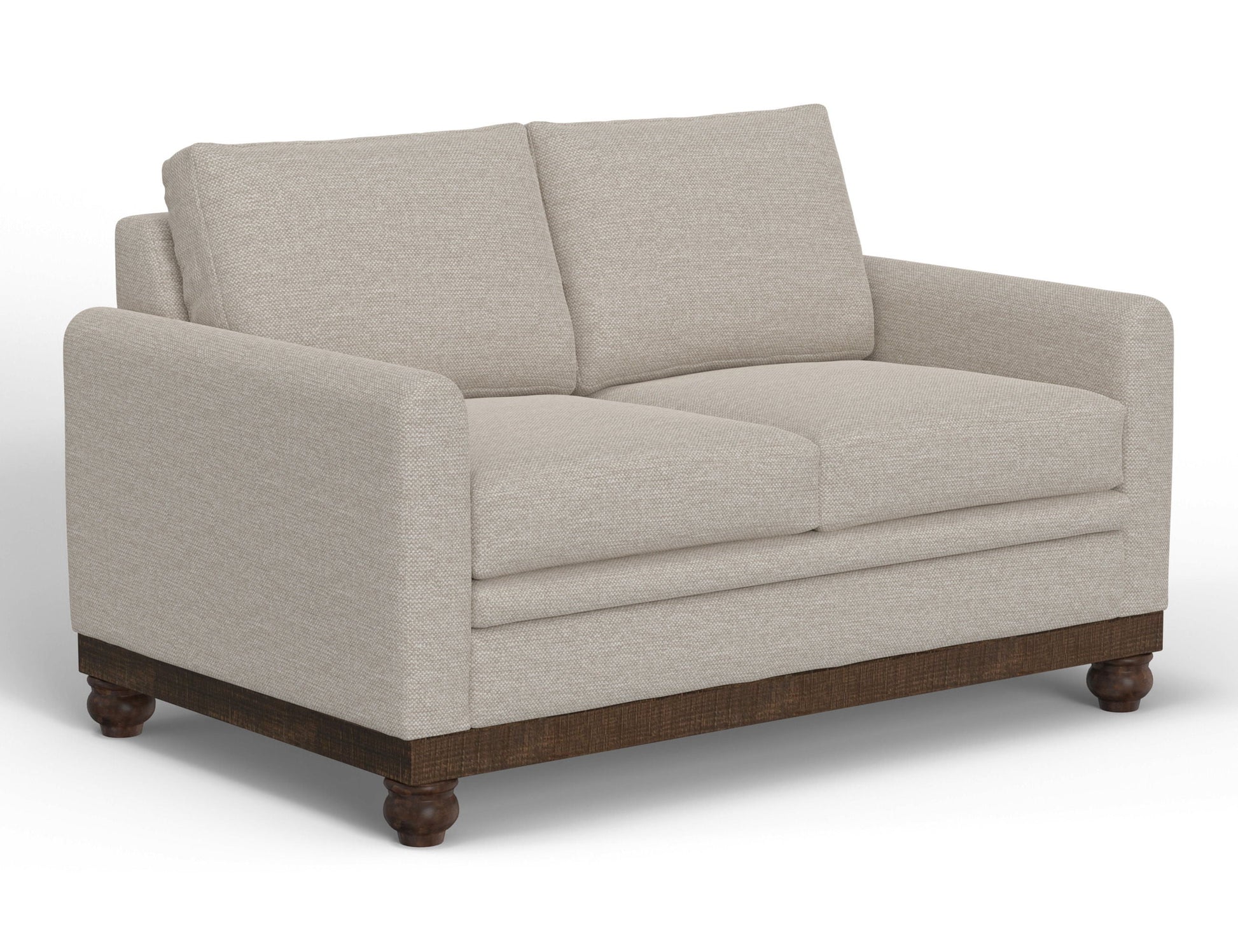 International Furniture Direct Pueblo Gray - Loveseat | Meri Furniture