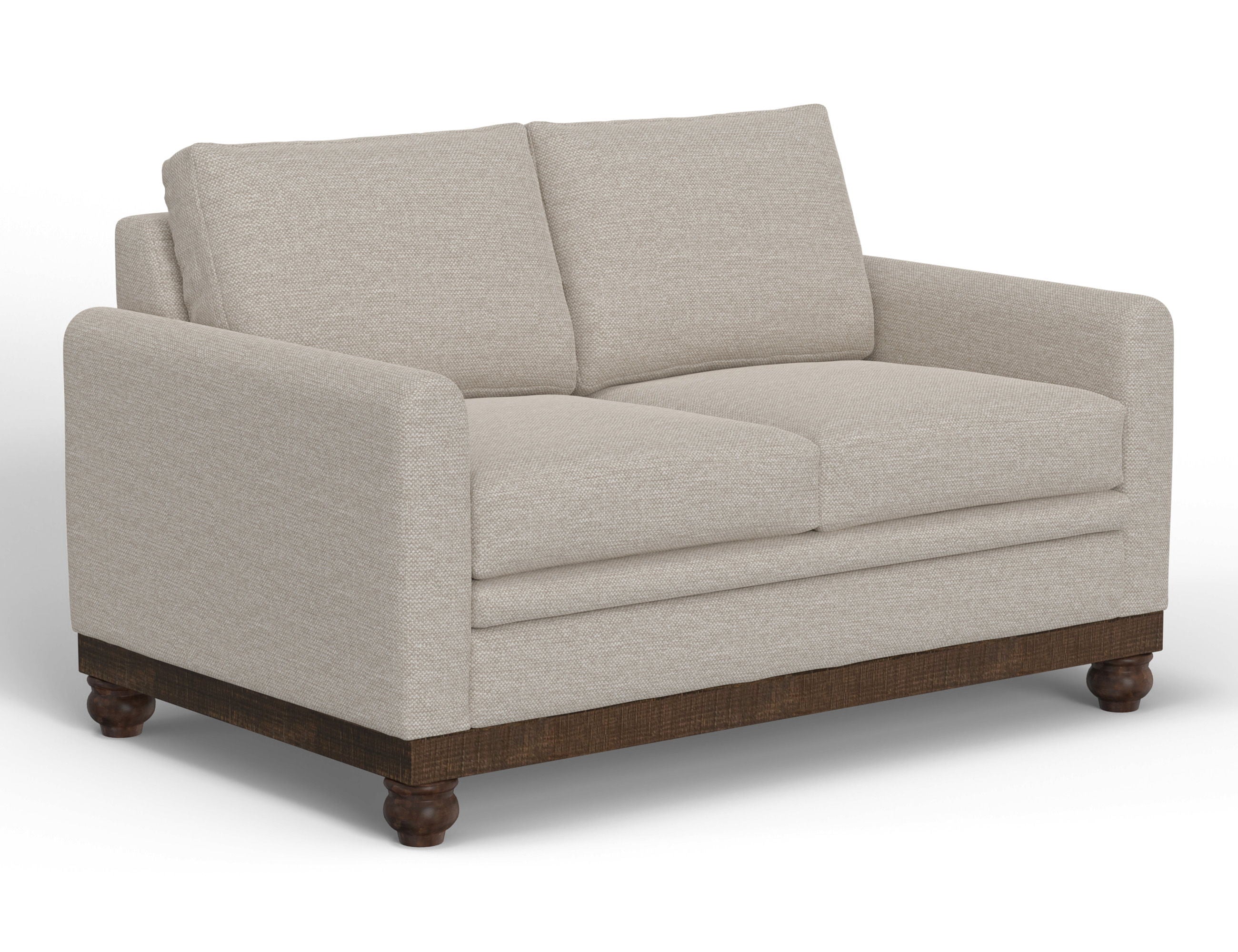 International Furniture Direct Pueblo Gray - Loveseat | Meri Furniture