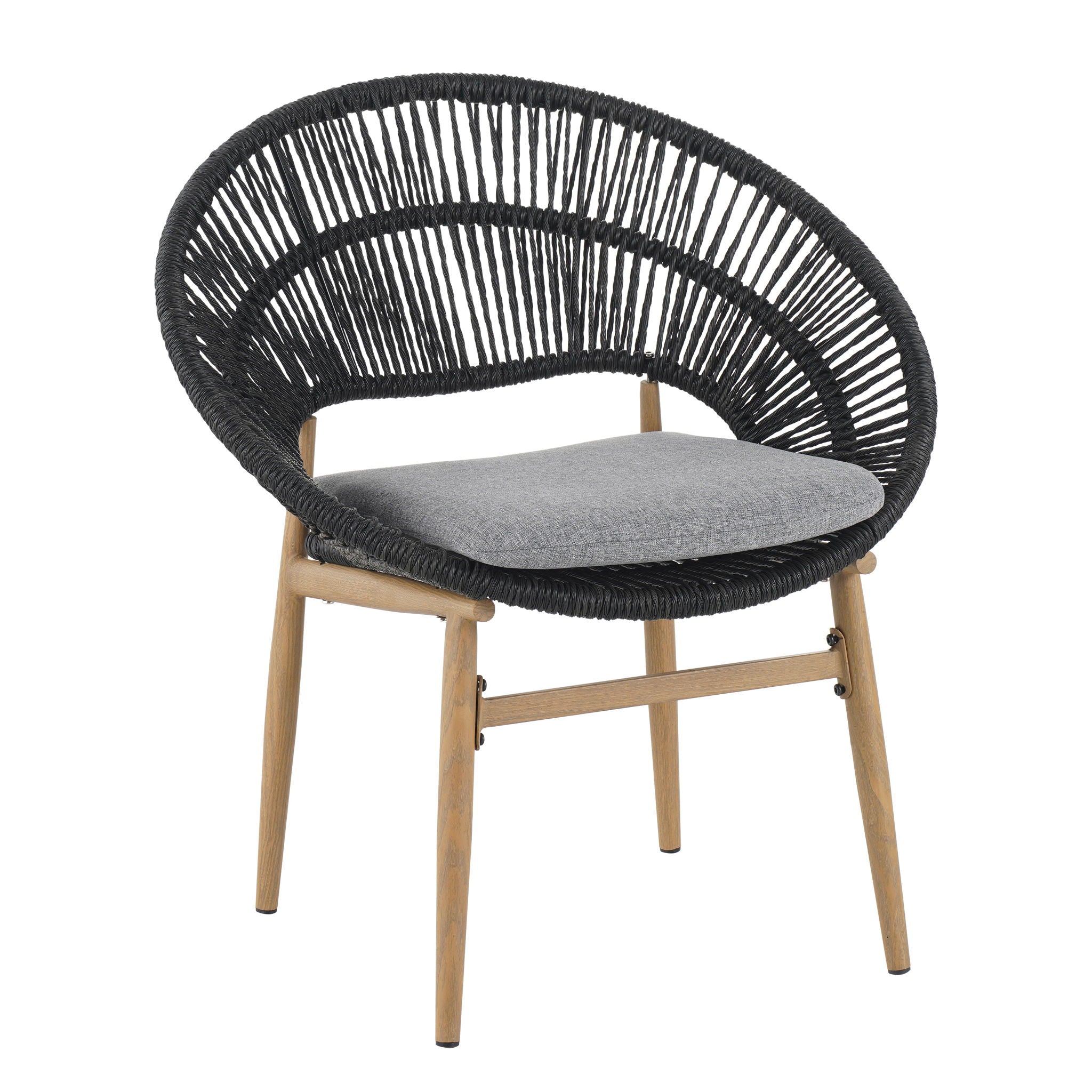 Cyril - Outdoor Papasan Style Dining Chair (Set of 2)