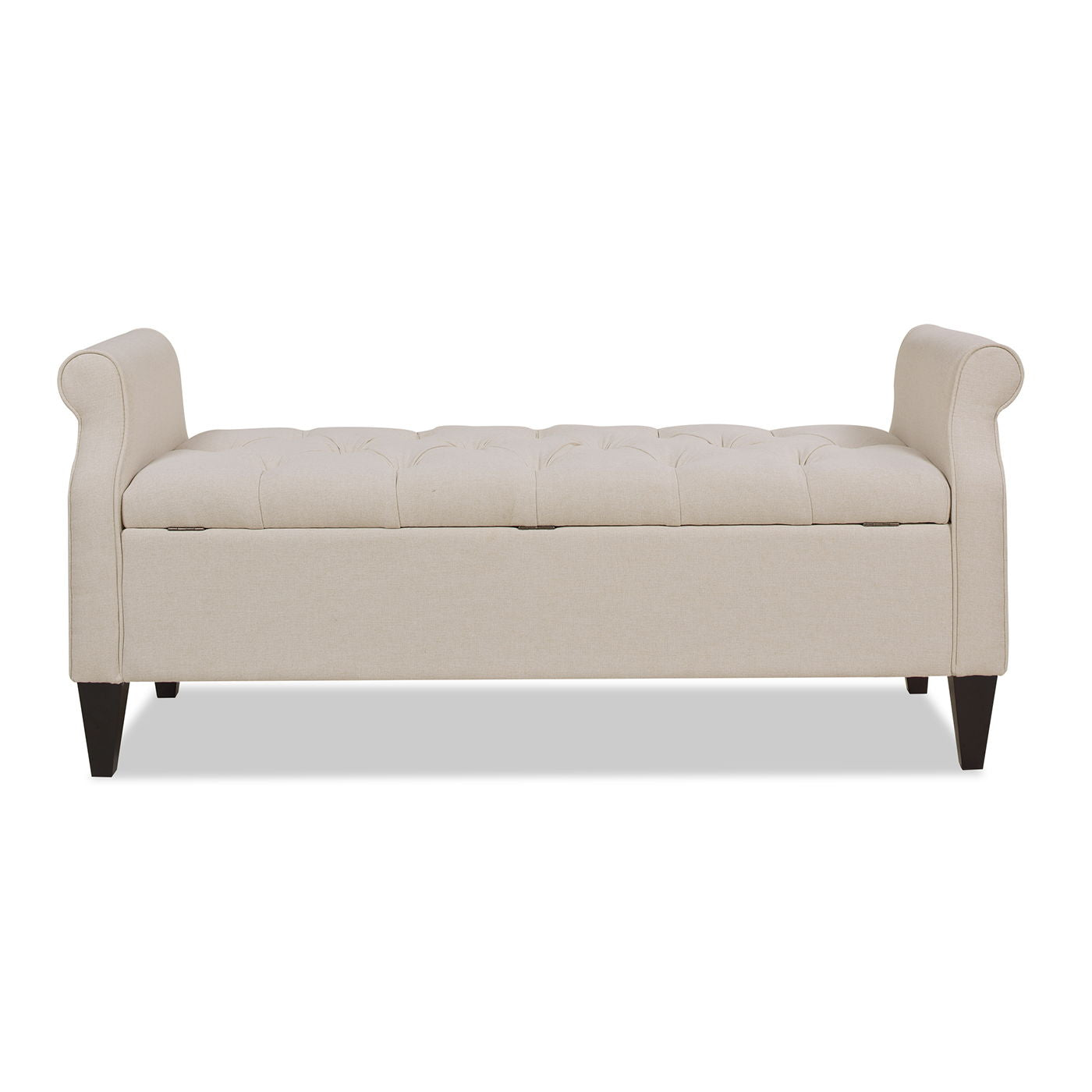 Jacqueline - Tufted Roll Arm Storage Bench