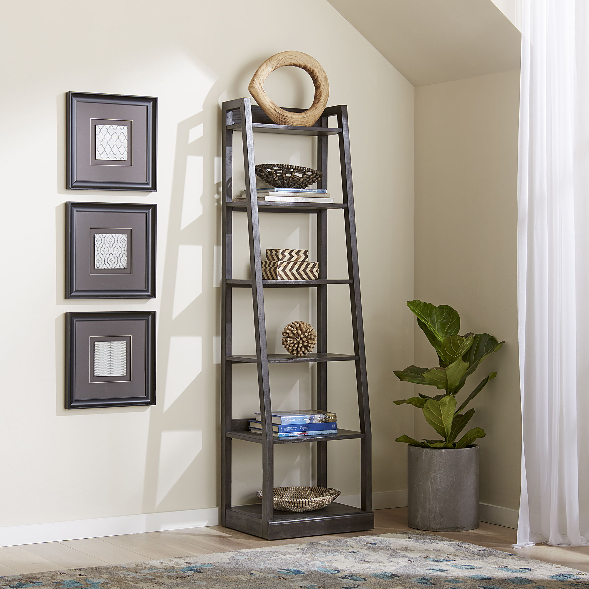 Liberty Furniture Mill Creek - Wall Pier - Dark Brown | Meri Furniture