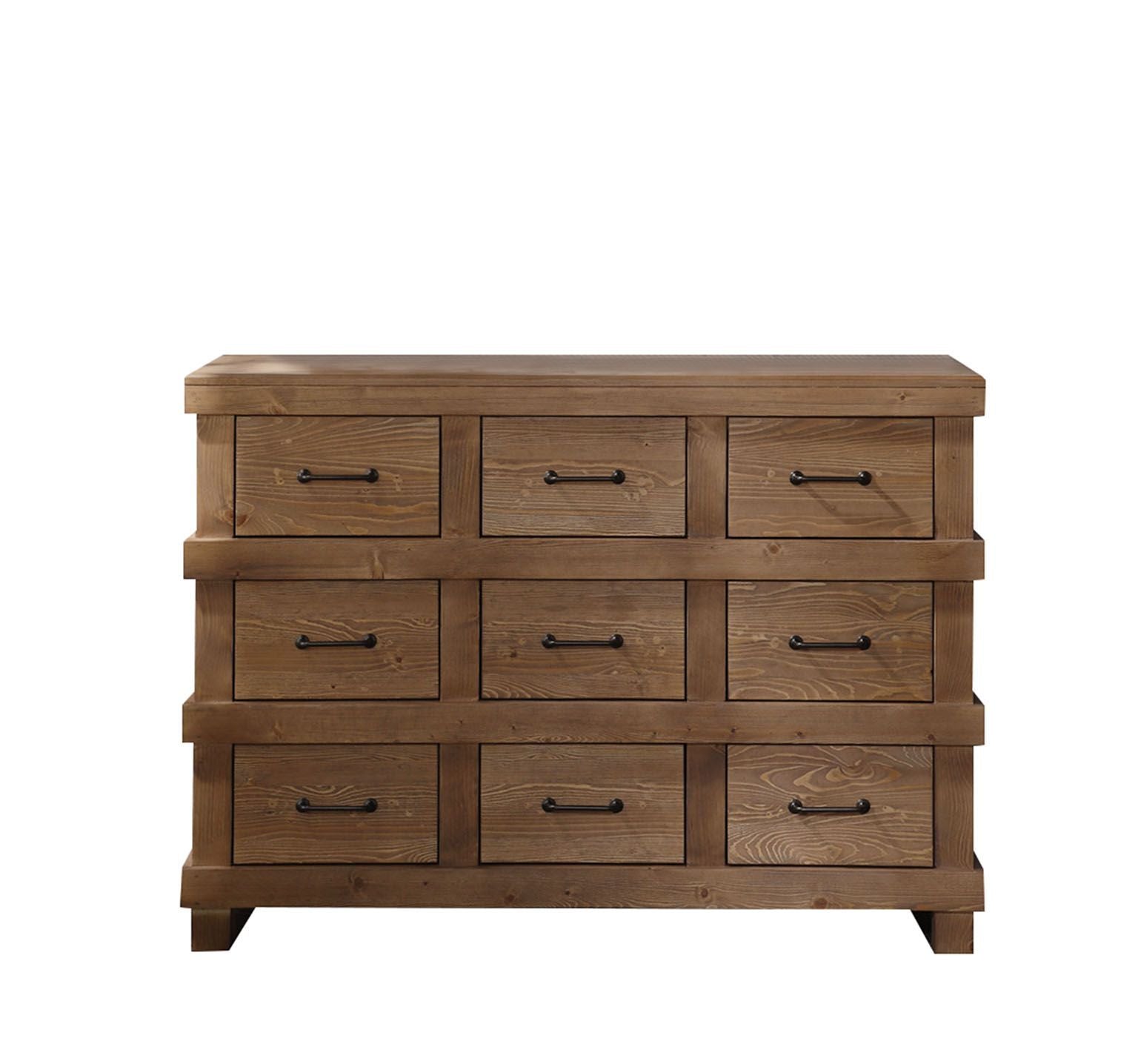ACME Adams - Dresser - Antique Oak | Meri Furniture