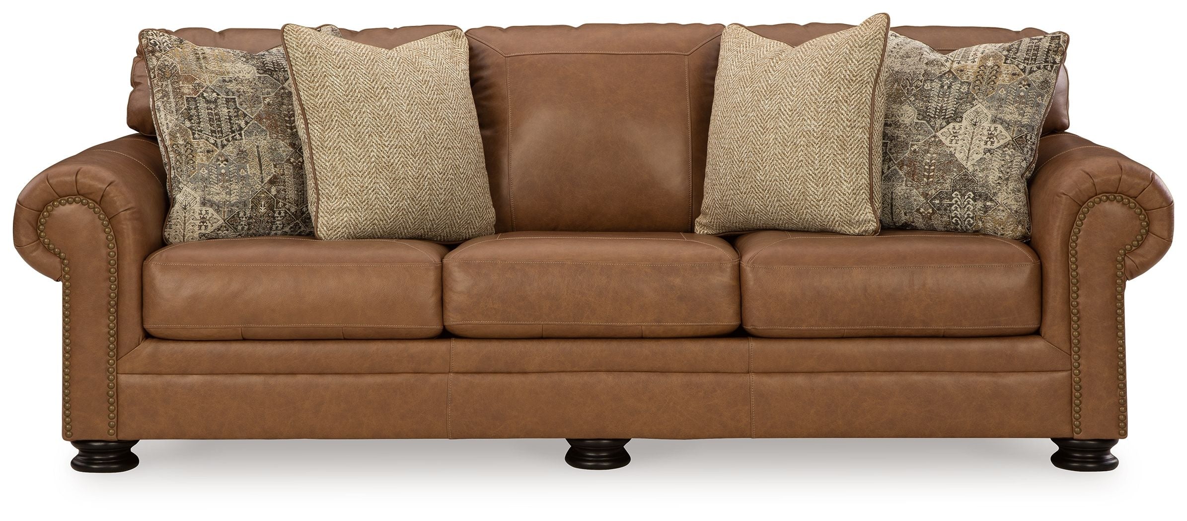 Signature Design by Ashley® Carianna - Caramel - Queen Sofa Sleeper | Meri Furniture