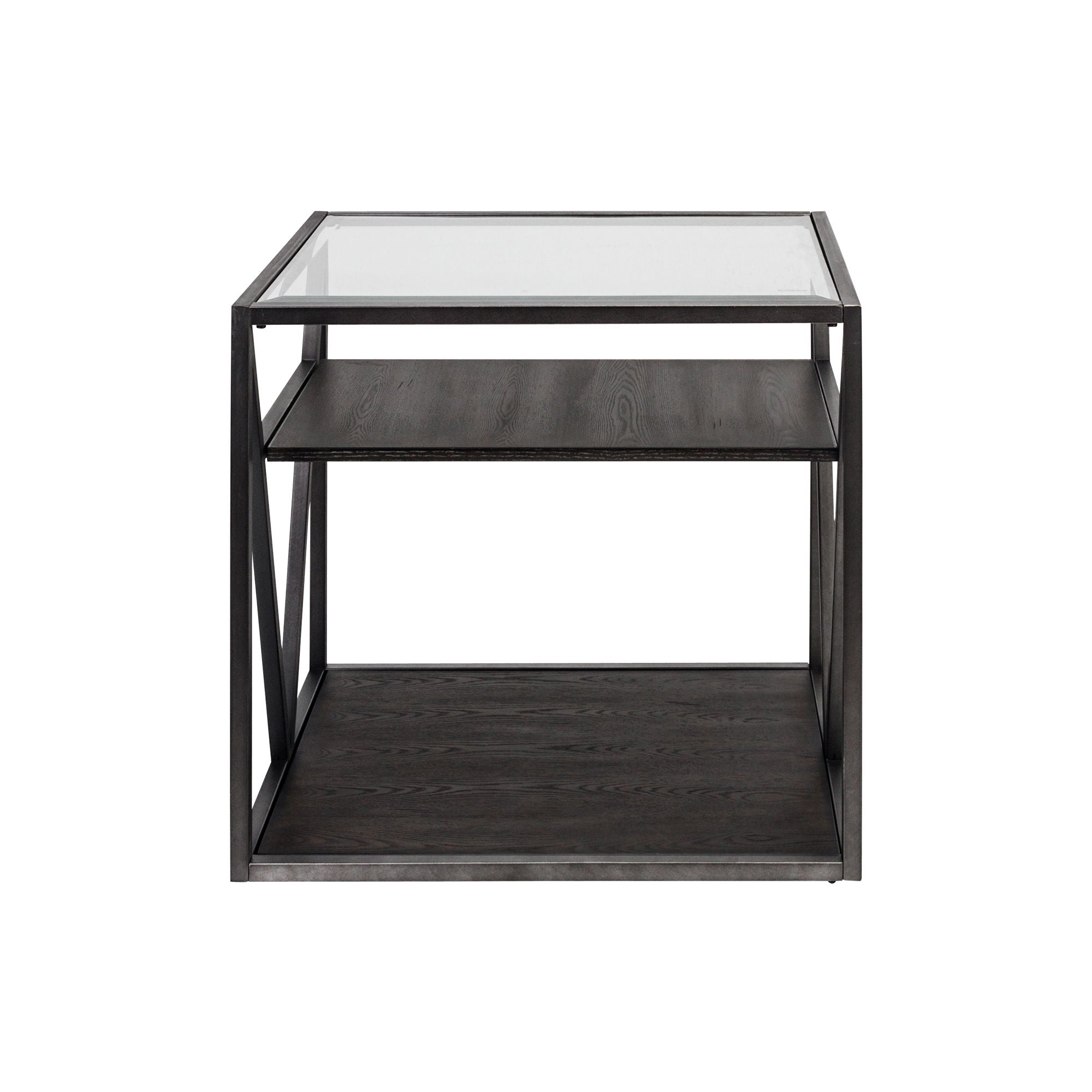 Arista - 3 Piece Table Set (1 Cocktail 2 End Tables) - Dark Gray