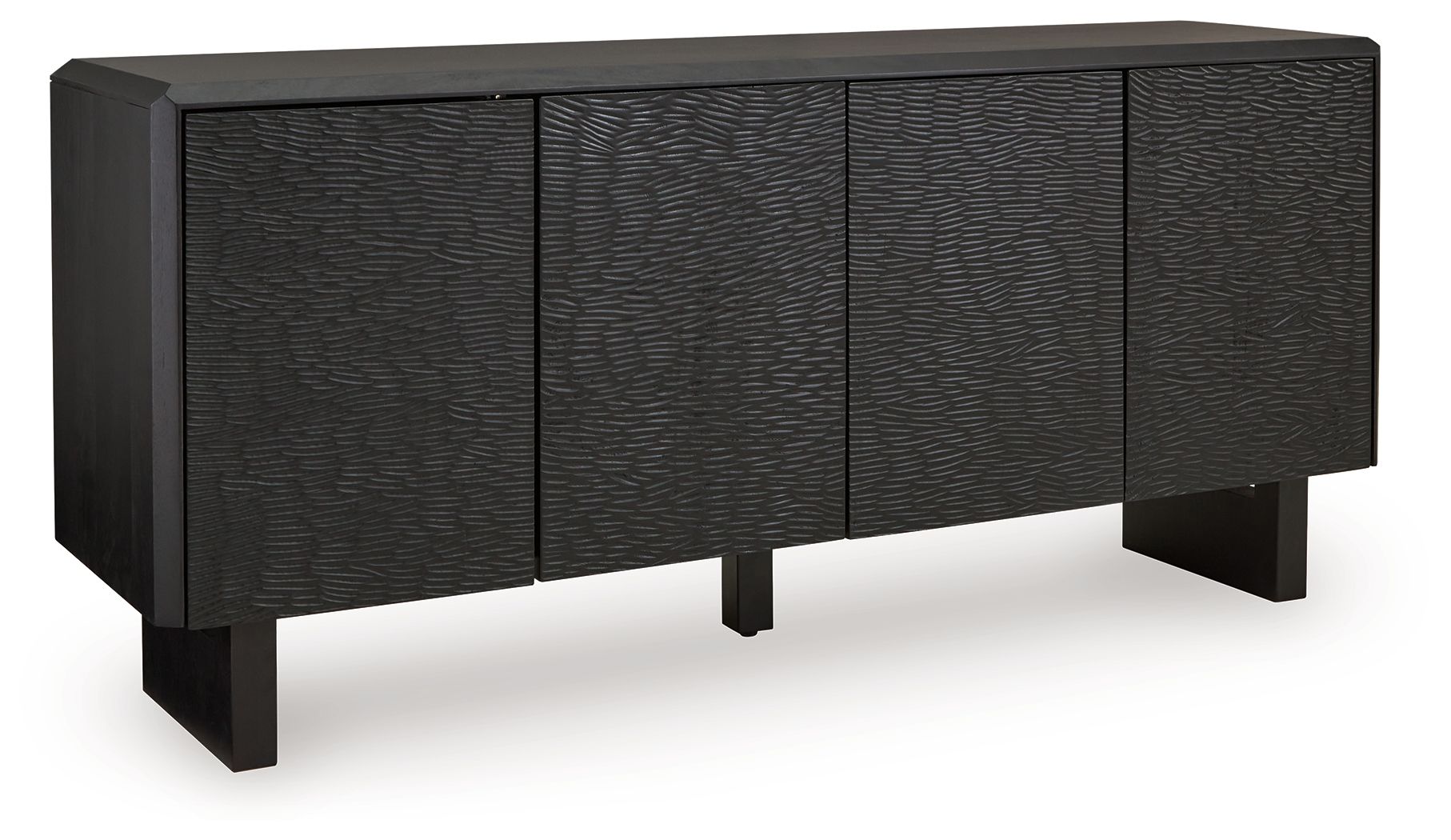 Signature Design by Ashley® Farrelmore - Black - Accent Cabinet | Meri Furniture