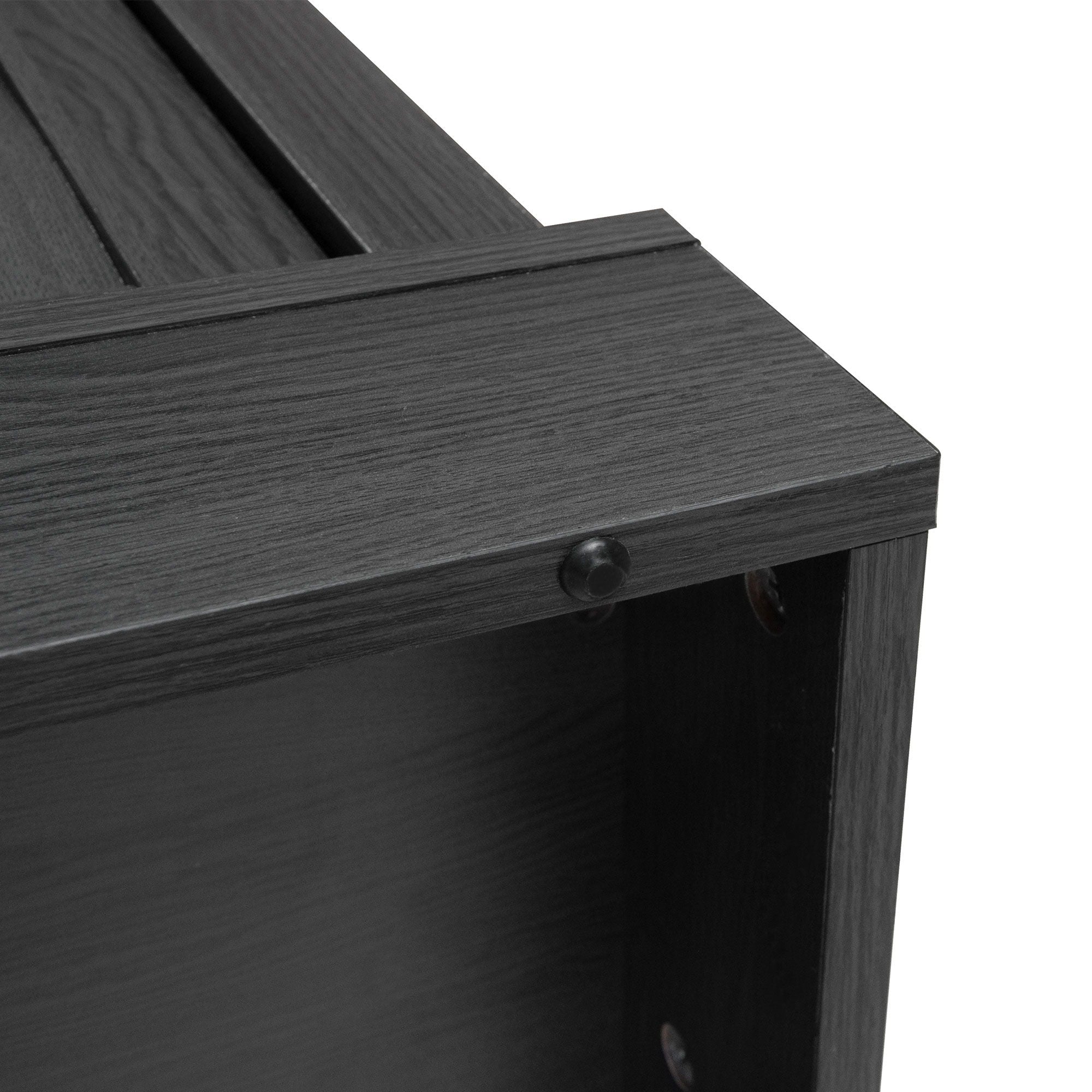 Fireplace TV Stand For Tvs Up To 65", Entertainment Center With 23" Electric Fireplace, Farmhouse TV Stand Industrial Media Console With Sliding Barn Door For Living Room - Dark Gray