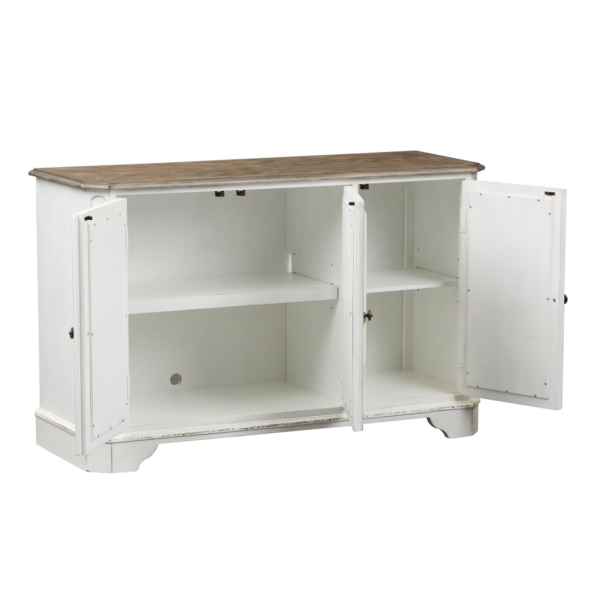 Liberty Furniture Magnolia Manor - Hall Console - White | Meri Furniture
