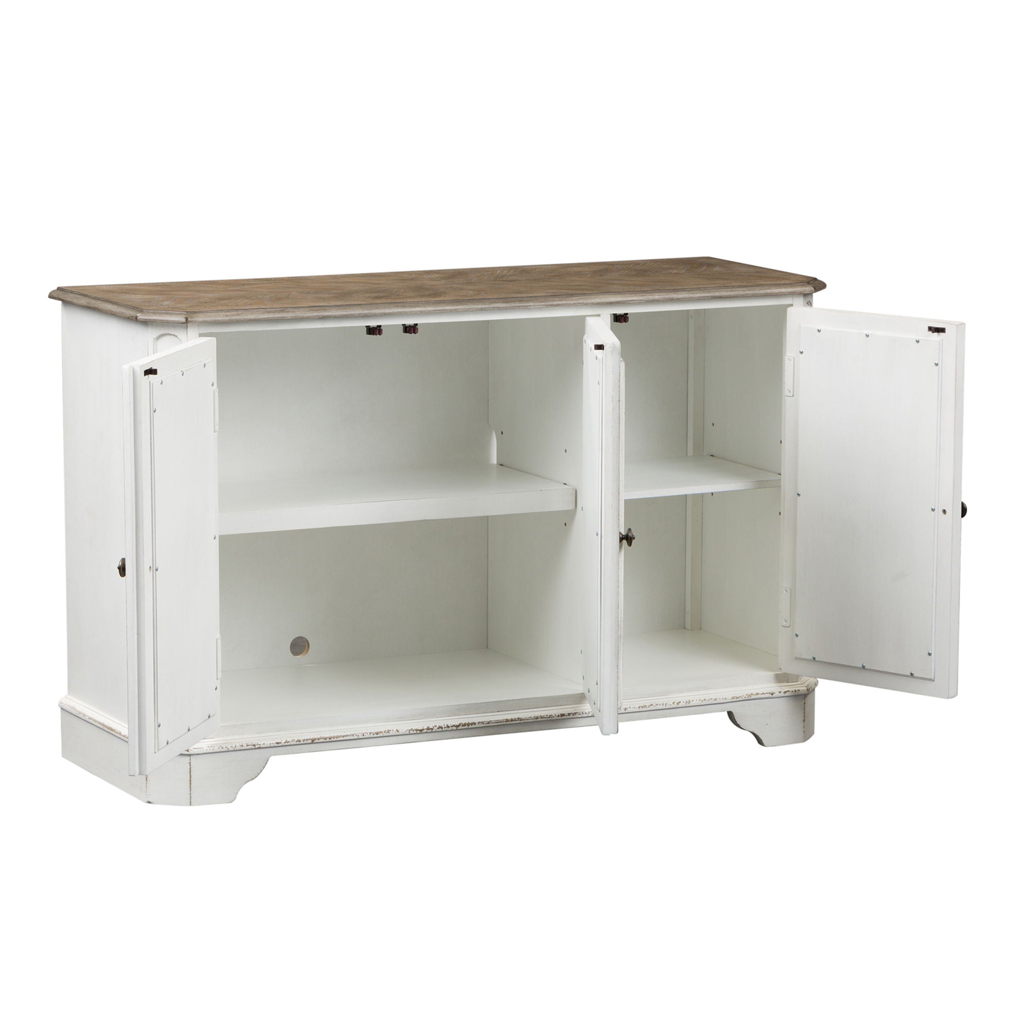 Liberty Furniture Magnolia Manor - Hall Console - White | Meri Furniture