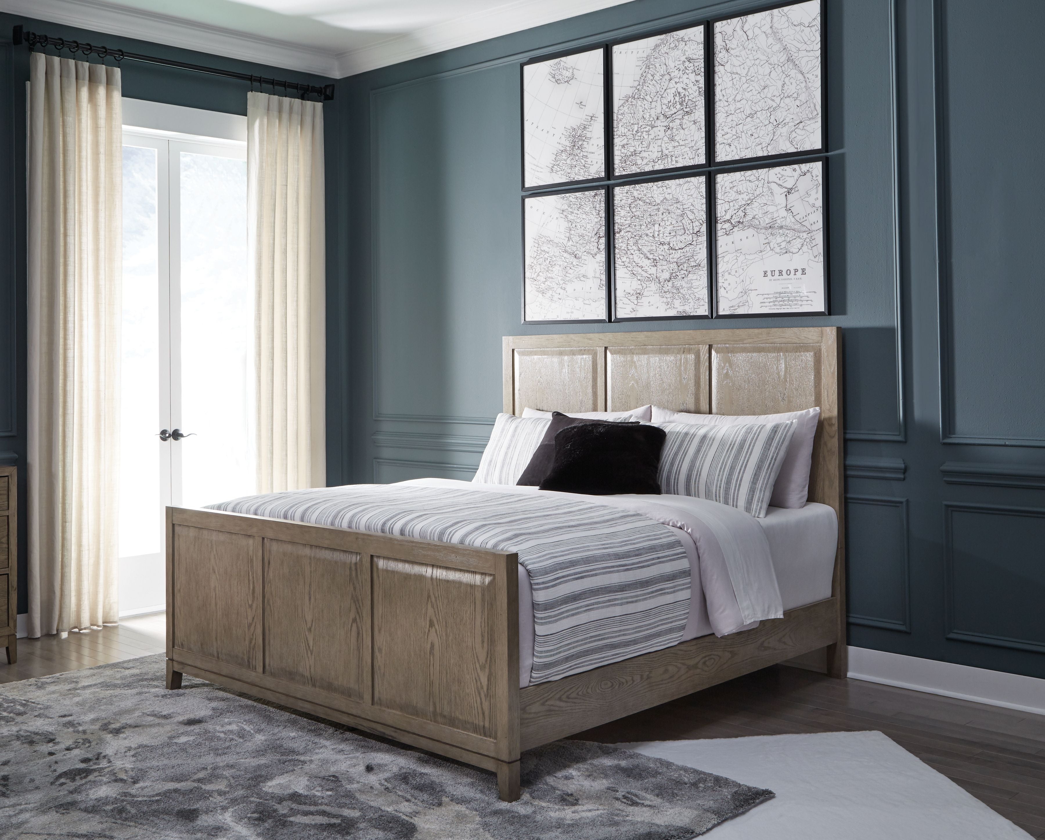 Signature Design by Ashley® Chrestner - Panel Bed | Meri Furniture