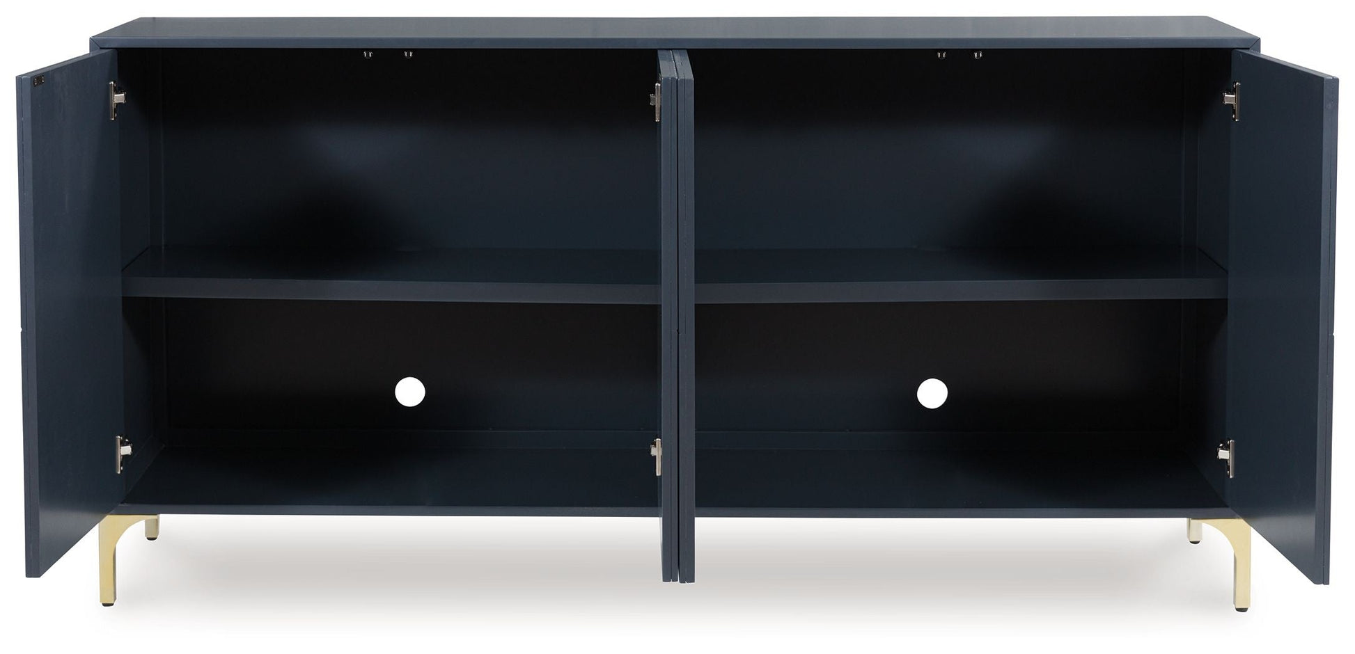 Signature Design by Ashley® Loirwick - Dark Blue - Accent Cabinet | Meri Furniture