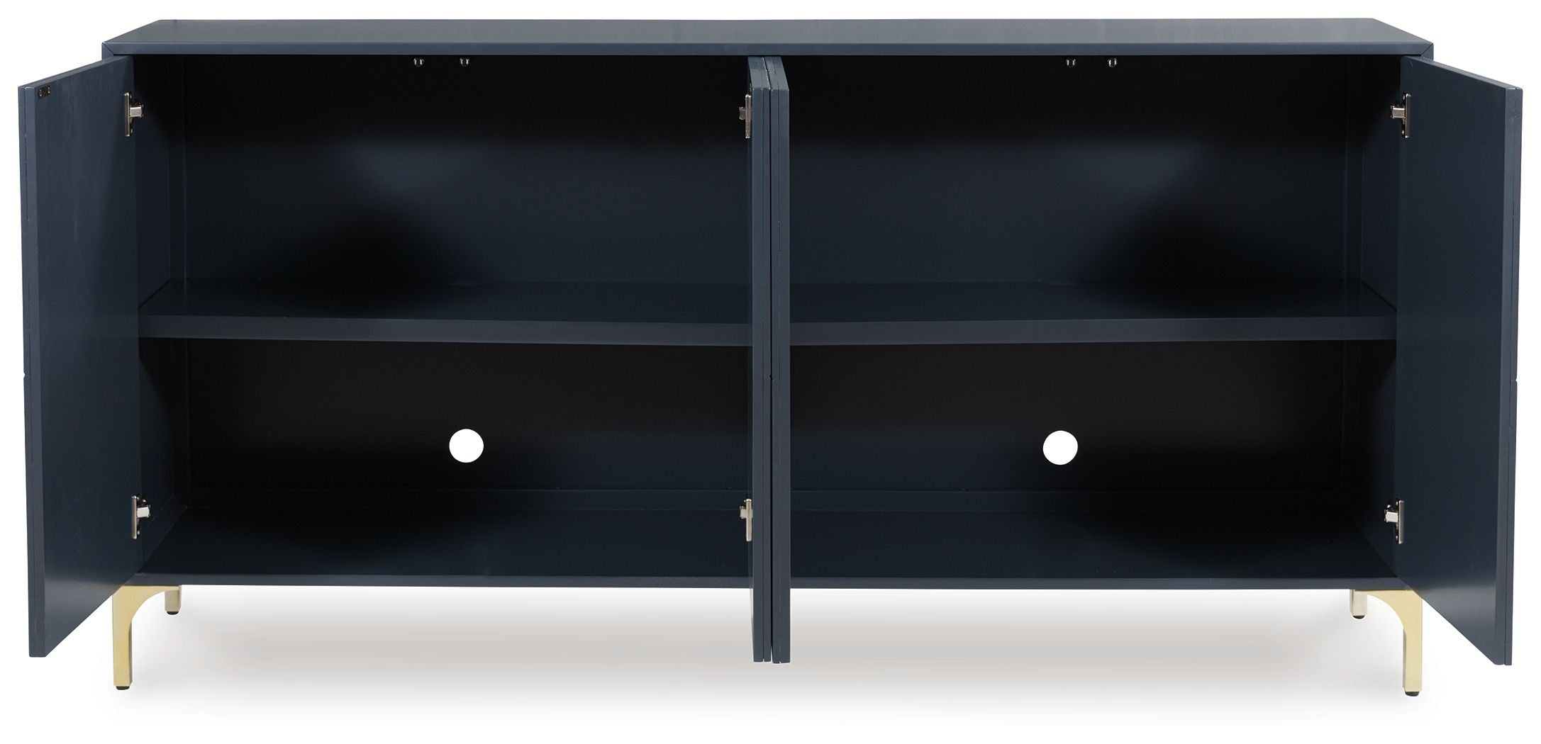 Signature Design by Ashley® Loirwick - Dark Blue - Accent Cabinet | Meri Furniture