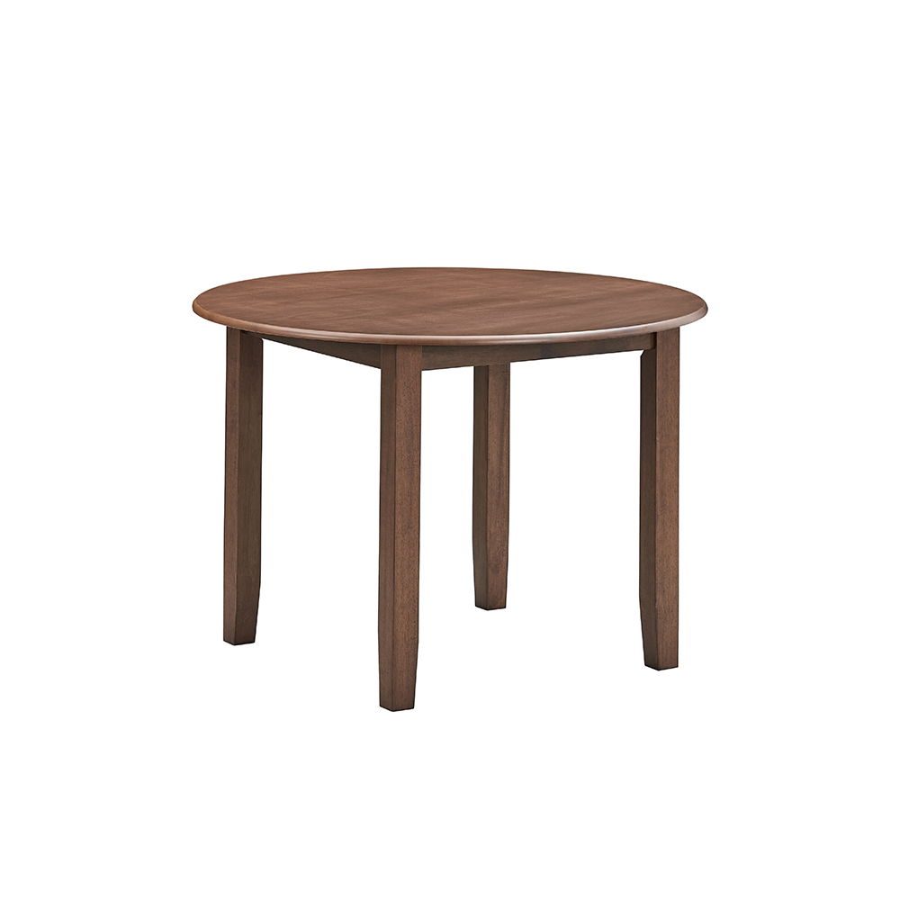 ACME Ferris - Round Dining Table - Brown Finish | Meri Furniture