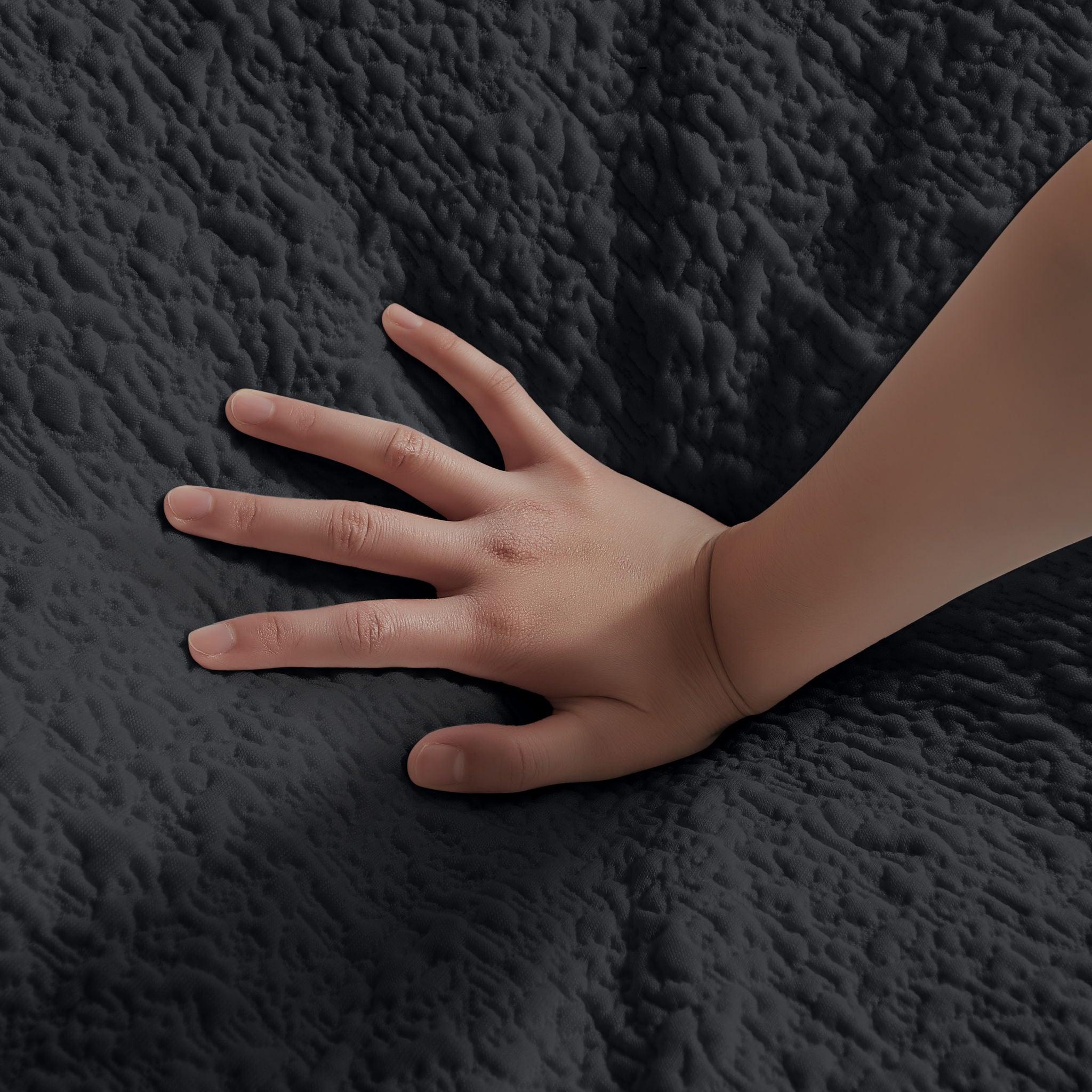 Cloud Sectional Couch, Convertible With Ottoman, 3 Seater Modular Design