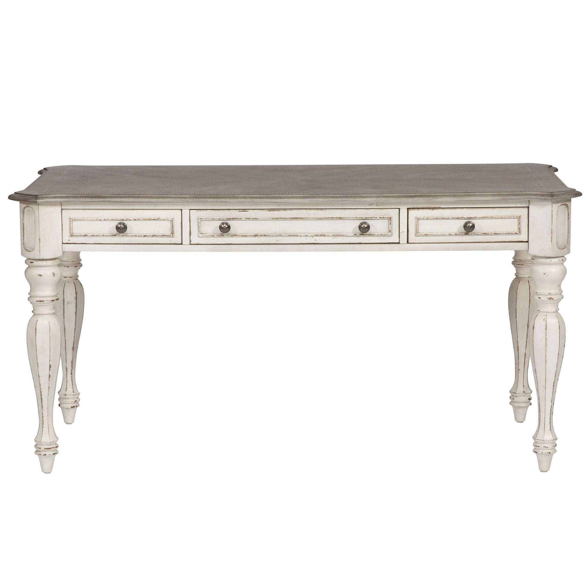 Liberty Furniture Magnolia Manor - 3 Piece Home Office Set (Desk & Hutch) - White | Meri Furniture