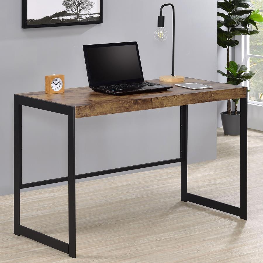Coaster Fine Furniture Estrella - Engineered Wood Writing Desk - Rustic Nutmeg | Meri Furniture
