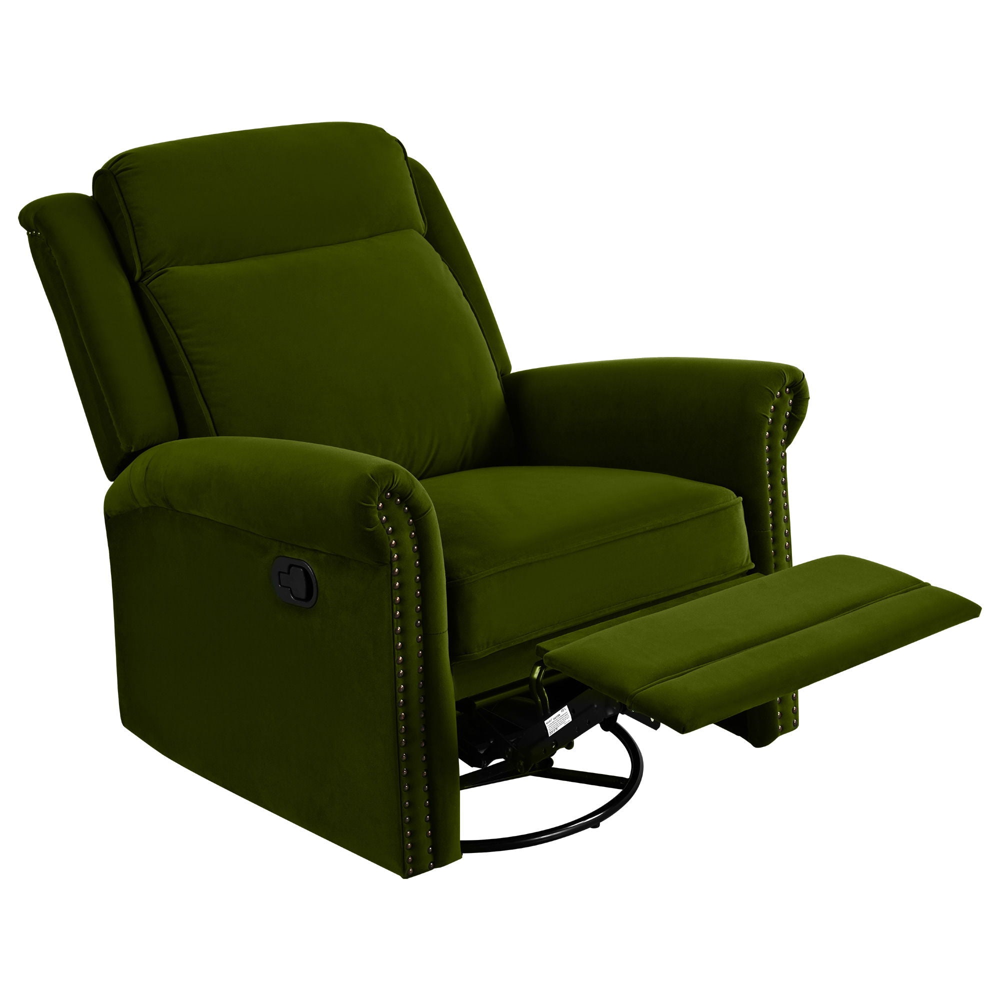 360 Degrees Swivel Recliner Manual Rocking Recliner Home With Adjustable Backrest