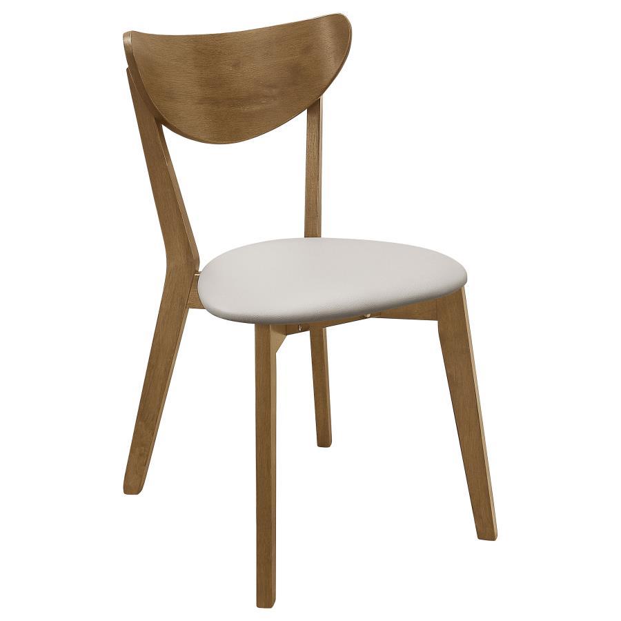 Coaster Fine Furniture Kersey - Curved Wood Dining Side Chair (Set of 2) - Chestnut | Meri Furniture