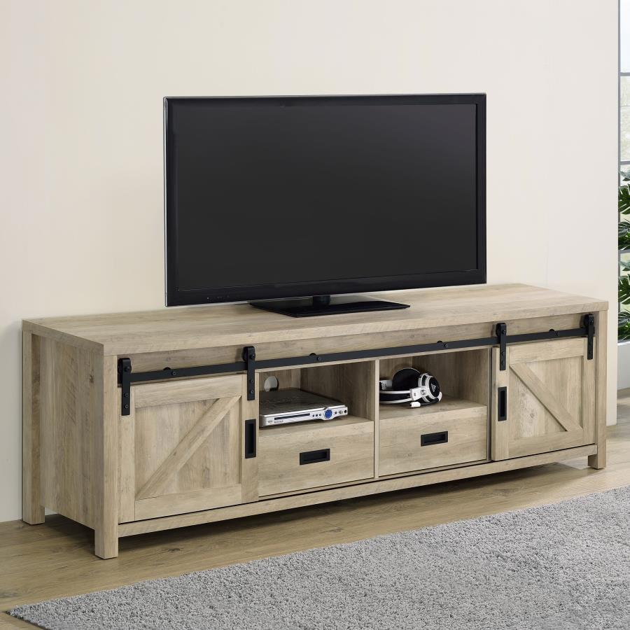 Coaster Fine Furniture Madra - 2-Door Engineered Wood TV Stand | Meri Furniture
