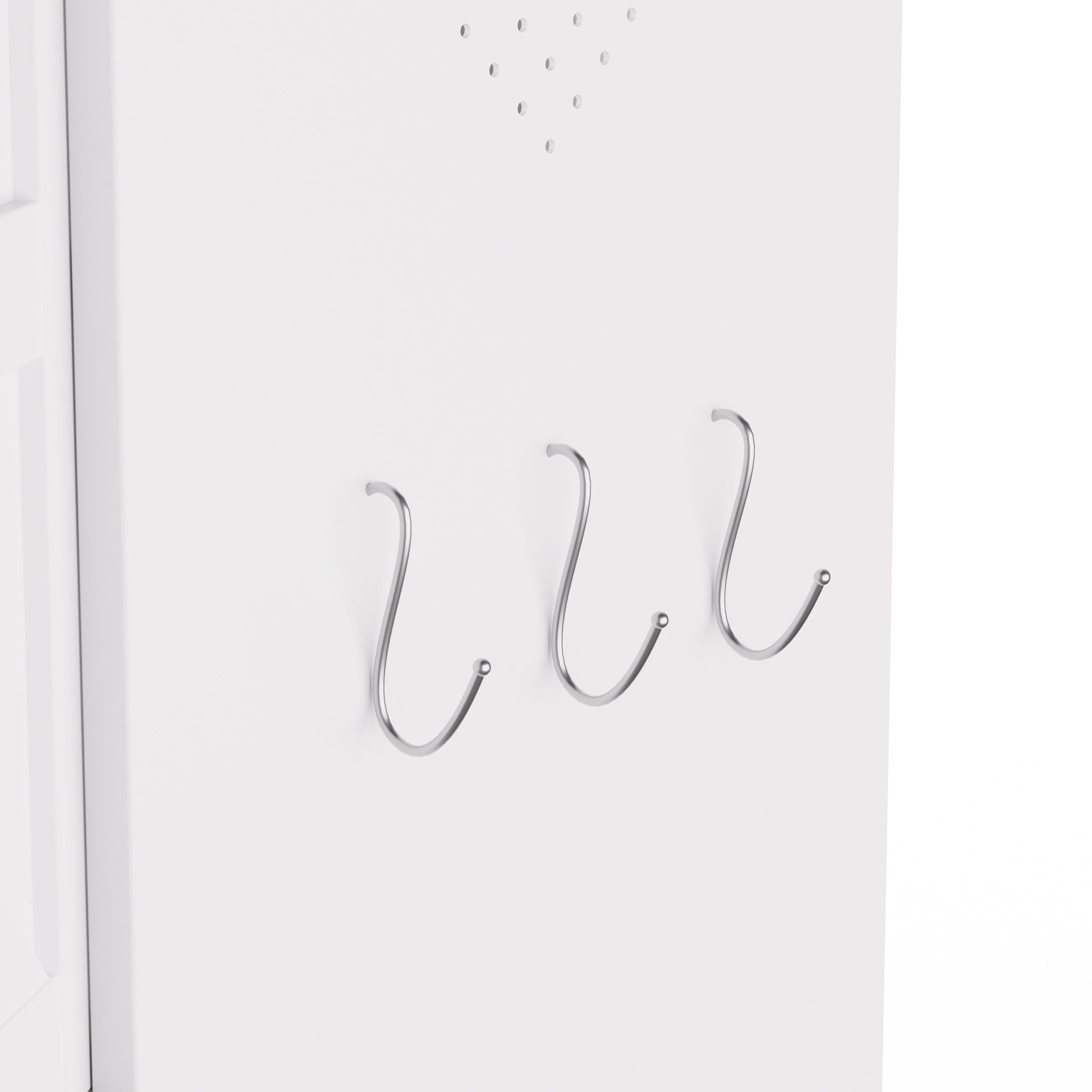 Kitchen Pantry Cabinet With Adjustable Shelves, Heavy Duty Storage - White