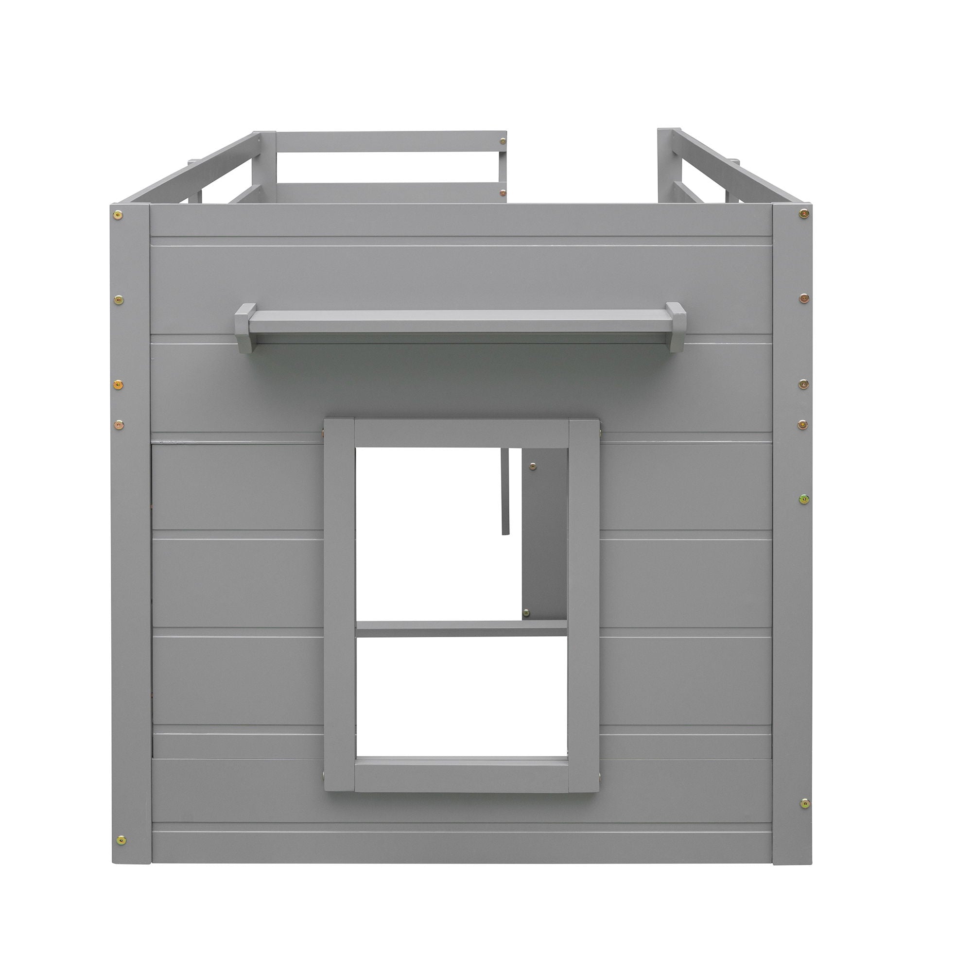 Loft Bed With Cabinet And Shelf